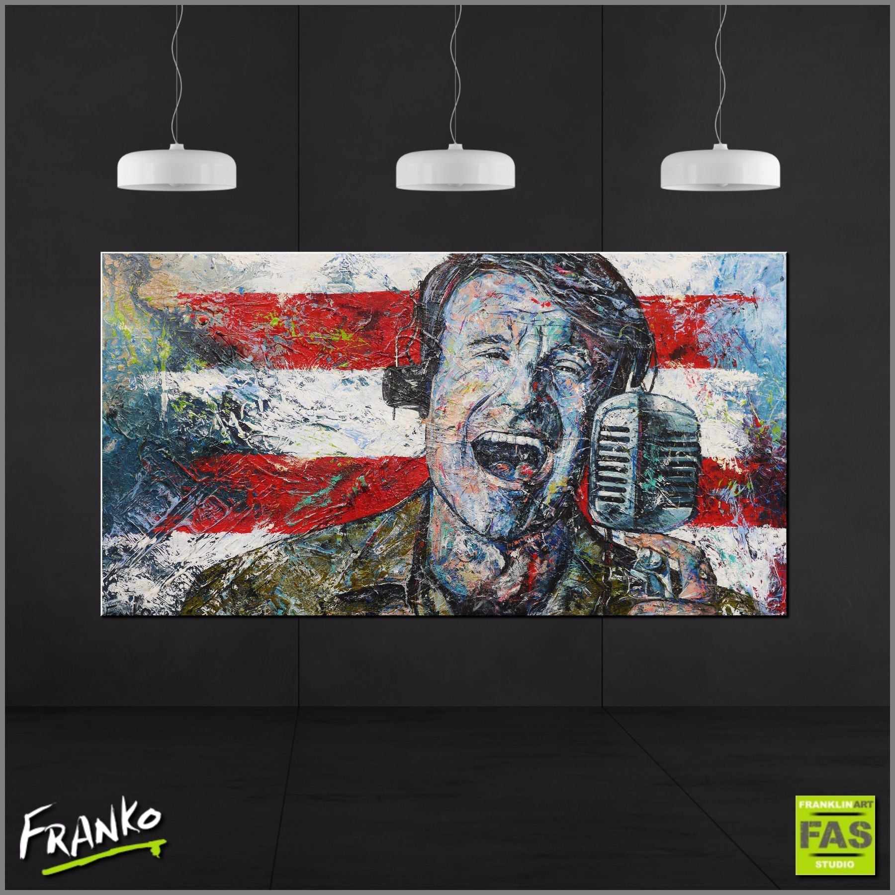Vintage Robin Williams 'Good Morning Vietnam' Movie Poster 190cm x 100cm - Wall Art Decor for Movie Theaters, Man Caves & Film Collector Displays