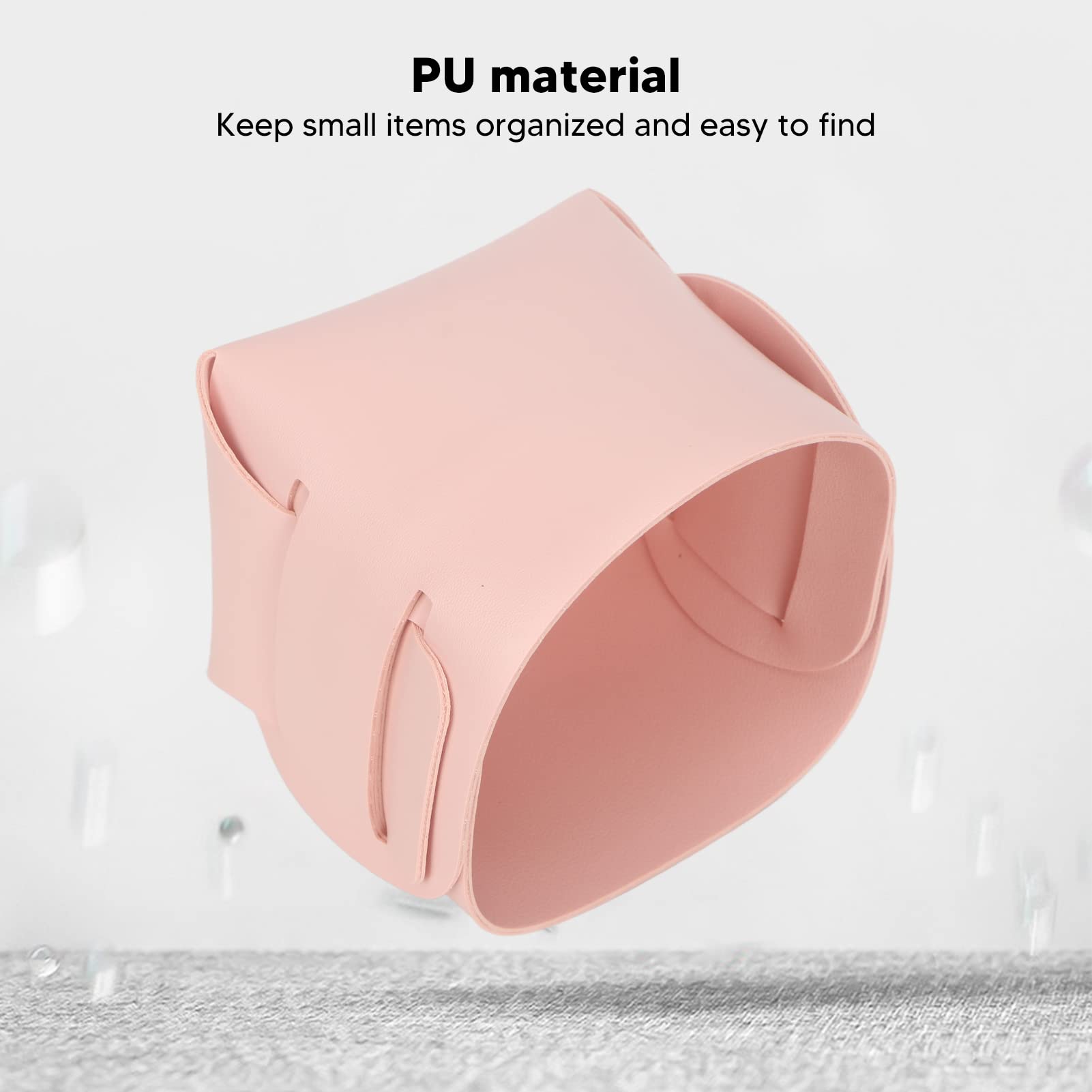 Premium Nail Art Storage Box - Empty Manicure Tool Organizer with Brush Holder, Durable PU Material for Nail Polish & Makeup - Convenient Home & Salon Use (Pink) - Perfect for Professional Nail Technicians & DIY Enthusiasts