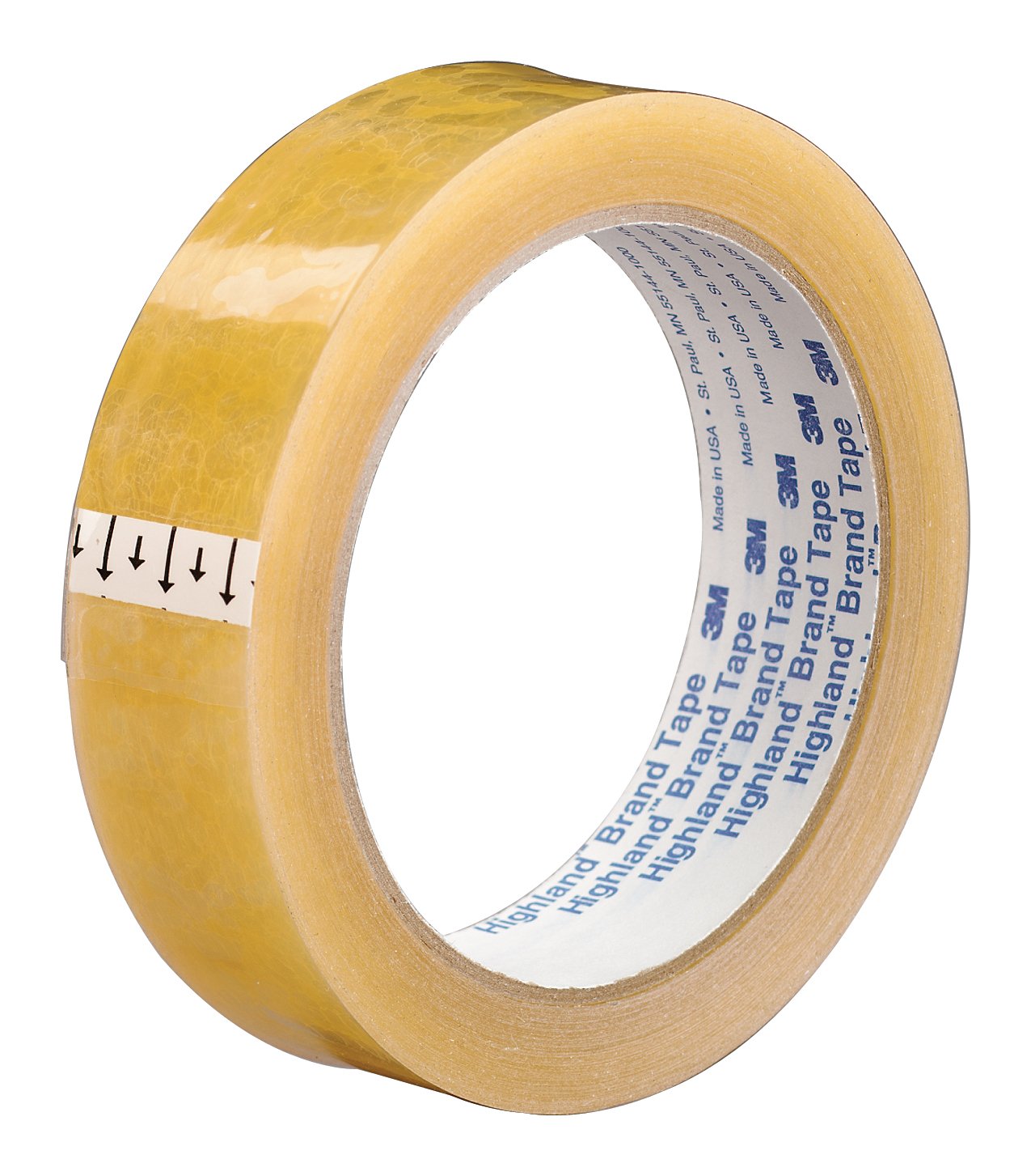3M 5910 Clear High Conformability Packaging Tape - 3/4 in x 2592 in, Utility Grade Light Duty, 48 Rolls per Case - Perfect for Shipping Boxes, Moving, Storage & Office Use