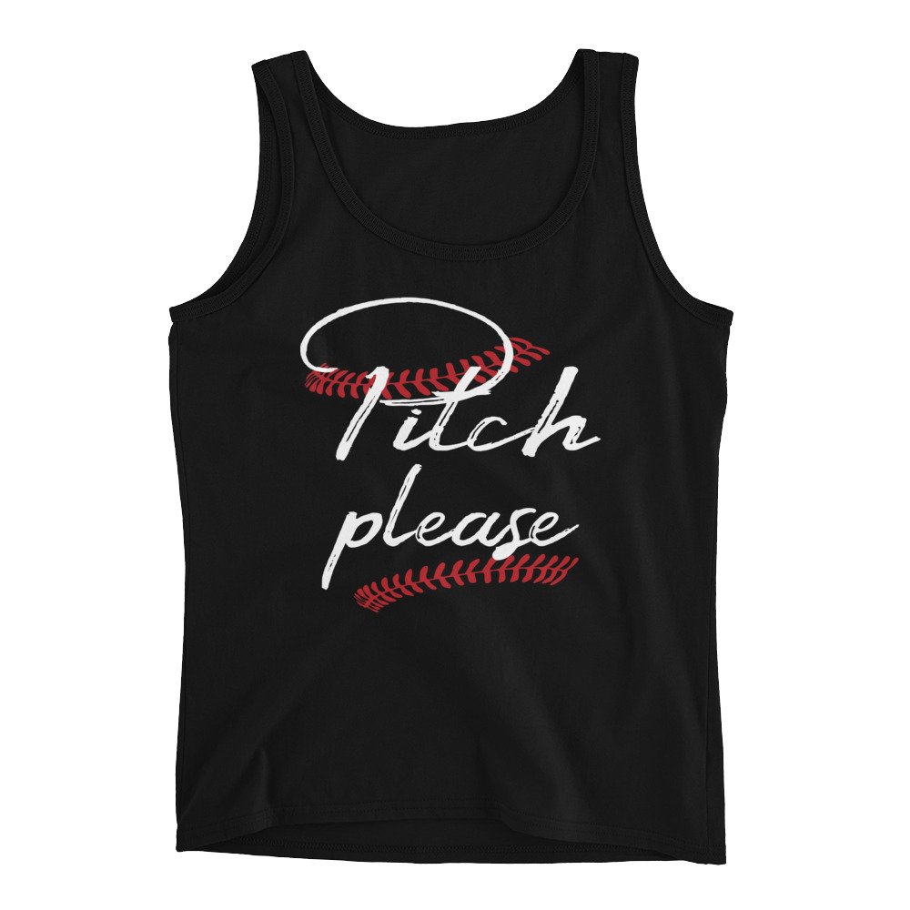 Arkansas Made Pitch Please Softball Mom Tank Top - Baseball Mom & Girlfriend Ladies' Tank - Comfortable & Stylish for Games, Practice & Casual Wear