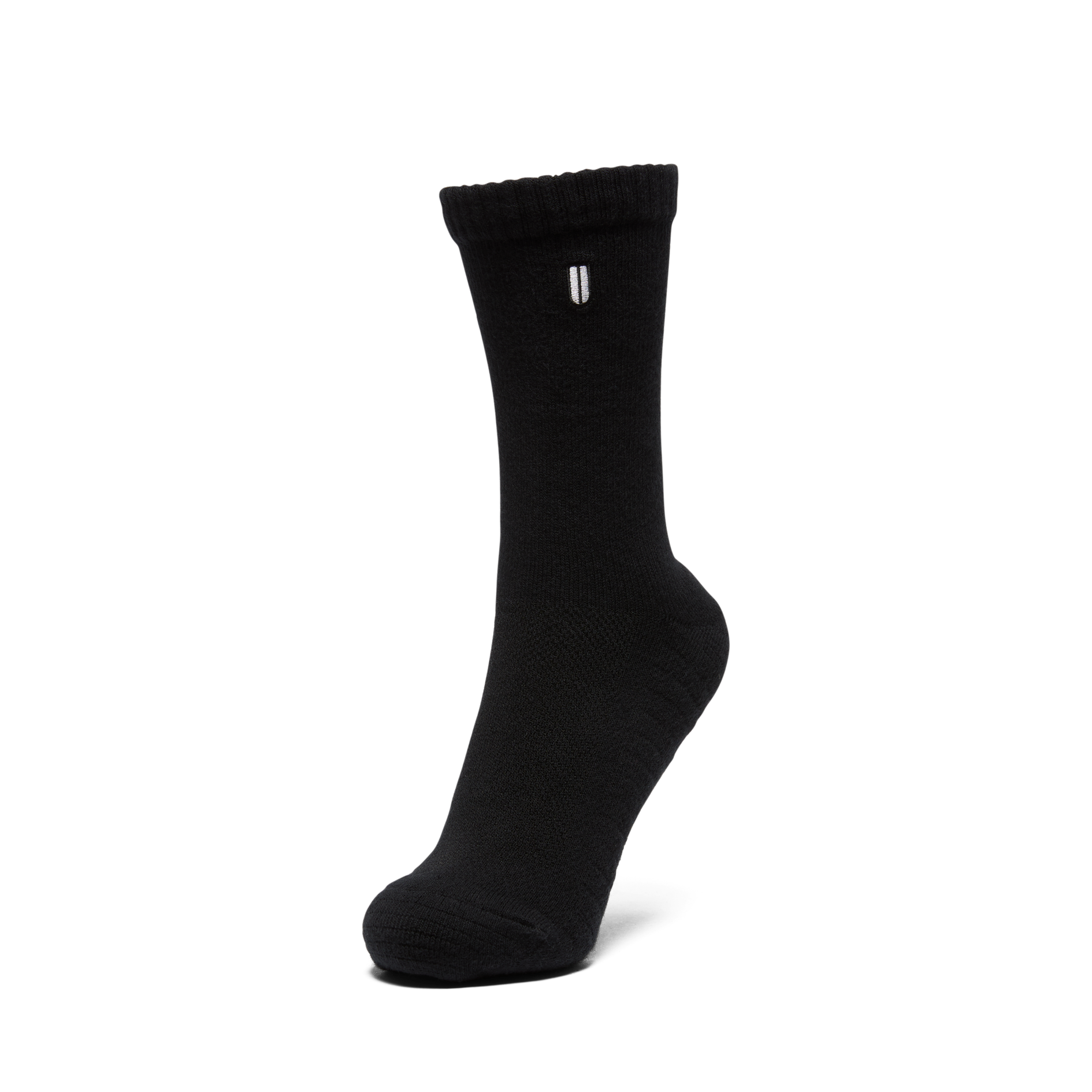 Black Crew Socks for Men & Women - Comfortable Cotton Casual Socks for Everyday Wear, Sports, Gym & Workout