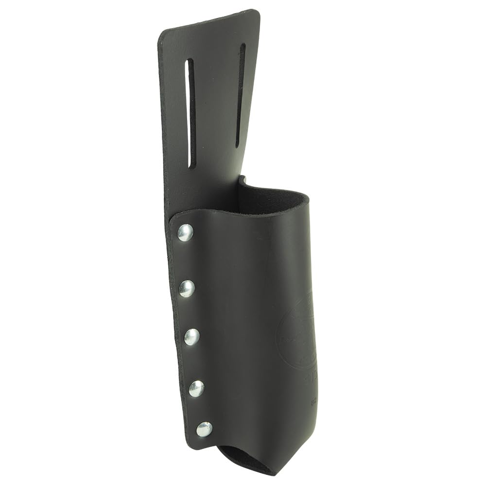 Klein Tools 5129 Flashlight Holder for Tool Belts - Heavy Duty Belt Clip for Work Lights - Perfect for Electricians, Construction Workers & DIY Projects