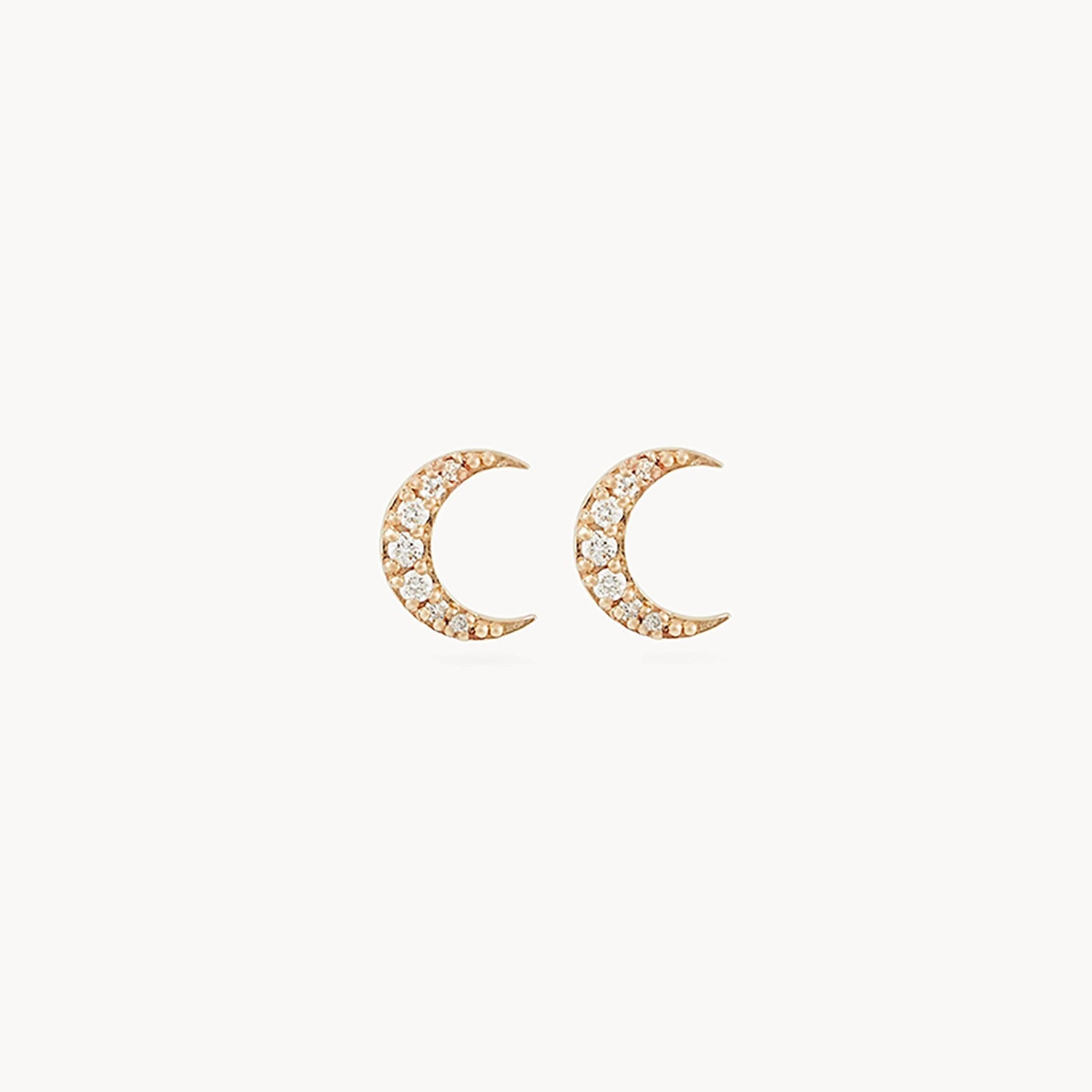 14K Yellow Gold Moonlight Crescent Earrings - Elegant Dainty Hoop Earrings for Women, Perfect for Everyday Wear, Date Nights & Special Occasions