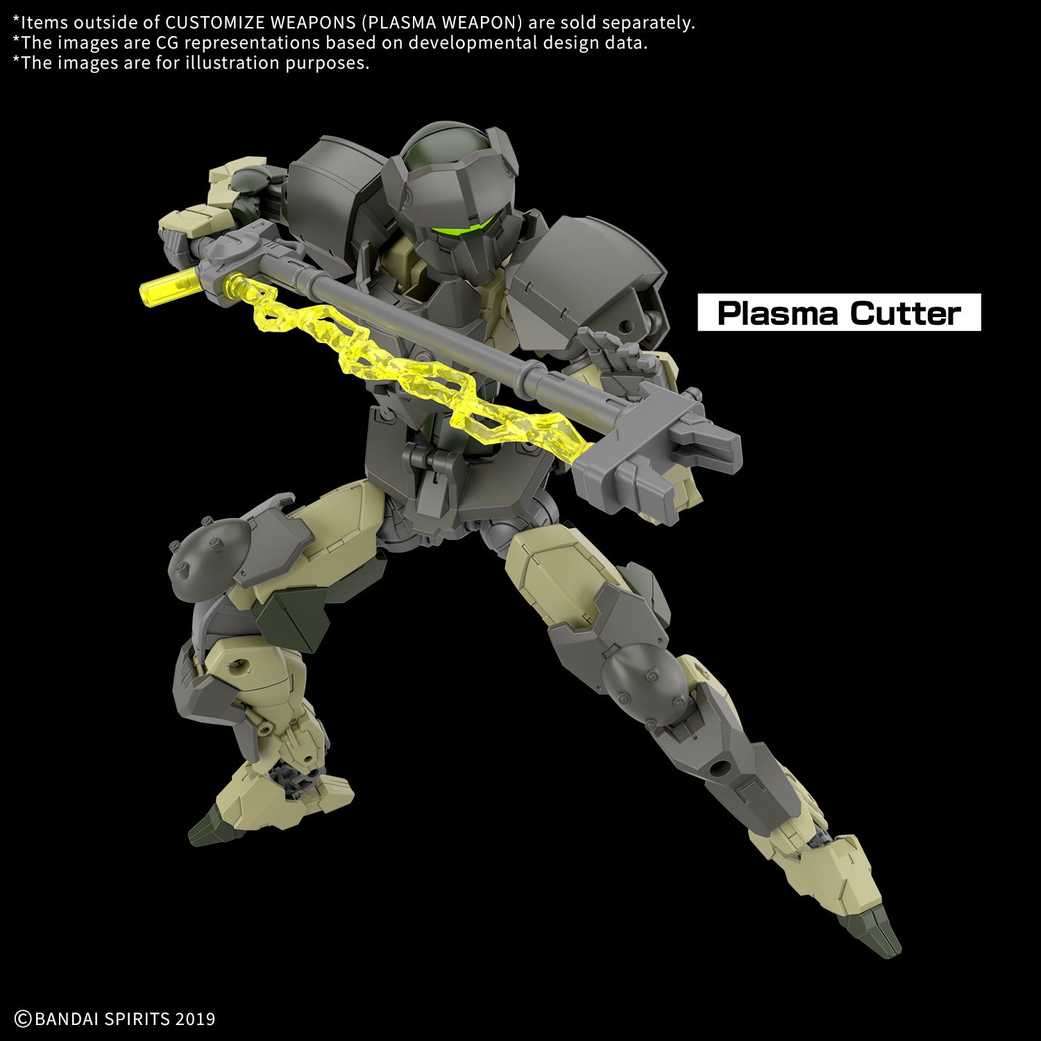 Bandai 30 Minutes Missions 30MM 1/144 Scale Custom Plasma Weapons Model Kit - Perfect for Gundam Builders & Sci-Fi Action Figure Collectors
