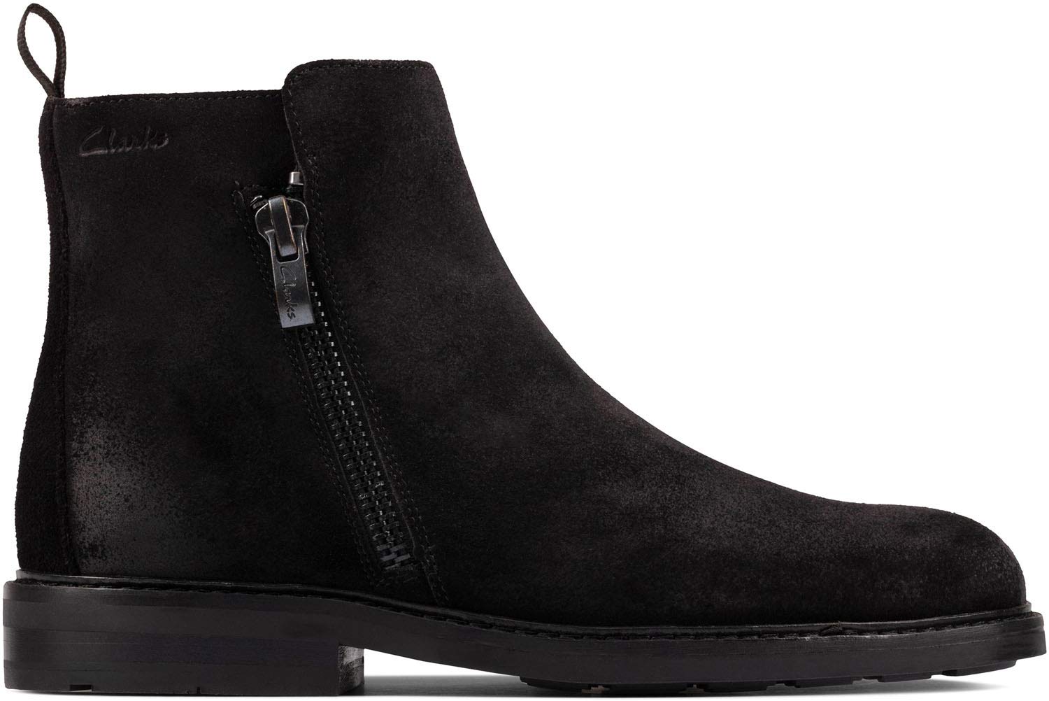 Clarks Men's Clarkdale Zip Waterproof Leather Chukka Boots - Comfortable & Durable for Outdoor, Work & Casual Wear