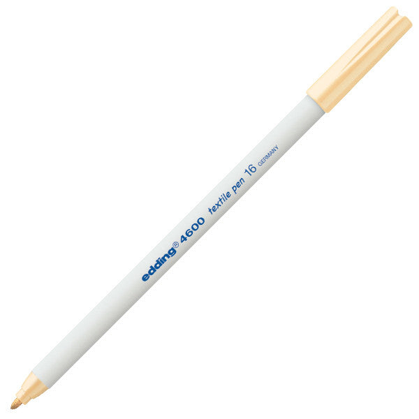 edding 4600 Bullet Tip Fabric Marker Pen - Permanent Textile Marker for Clothing, Shoes & DIY Crafts - Ideal for Fabric Painting, Custom T-Shirts & Home Decor Projects