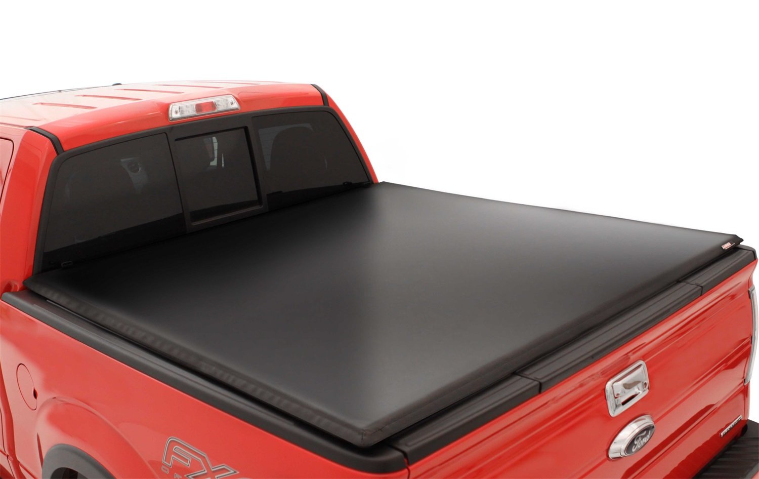 Lund Genesis Tri-Fold Soft Folding Truck Bed Tonneau Cover | 95092 | Compatible with 2007-2013 Chevy Silverado & GMC Sierra 5'9