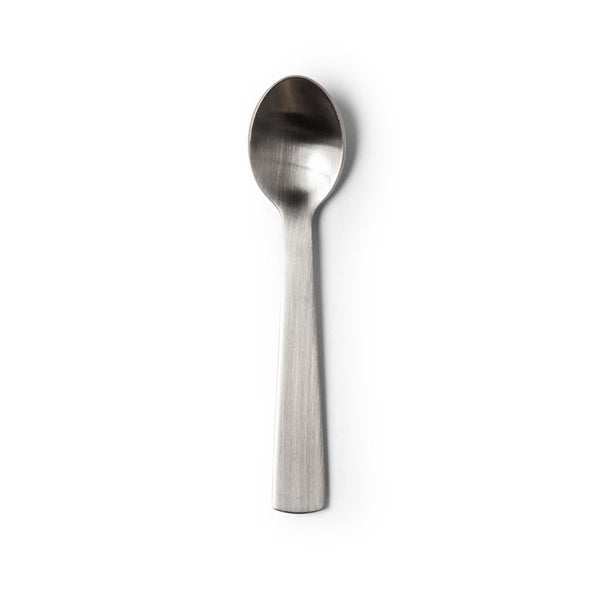 Premium Brushed Stainless Steel Teaspoons Set - 6-Piece Elegant Dessert Spoons for Tea, Coffee, Desserts & Parties - Dishwasher Safe & Rust-Resistant