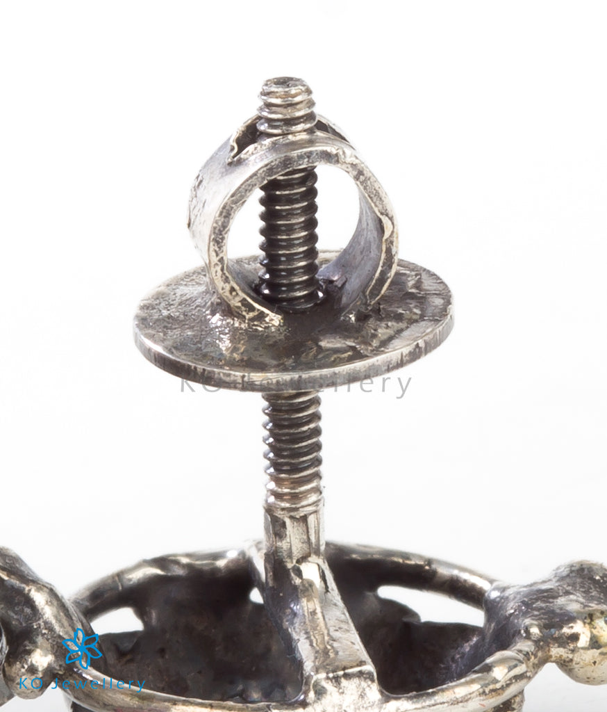 Oxidized Silver Chand Bali Earrings for Women | Traditional Indian Jewelry | Perfect for Weddings, Festivals & Ethnic Outfits