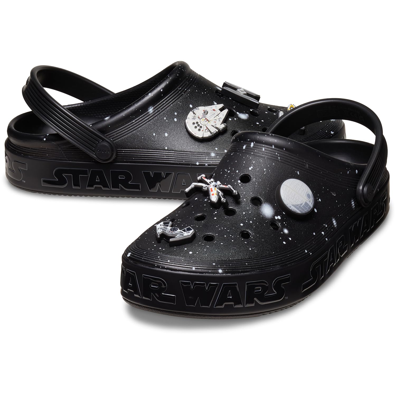 Crocs Unisex-Adult Star Wars Off Court Clog Black | Comfortable Slip-On Shoes for Men & Women | Perfect for Casual Wear, Home, and Outdoor Activities