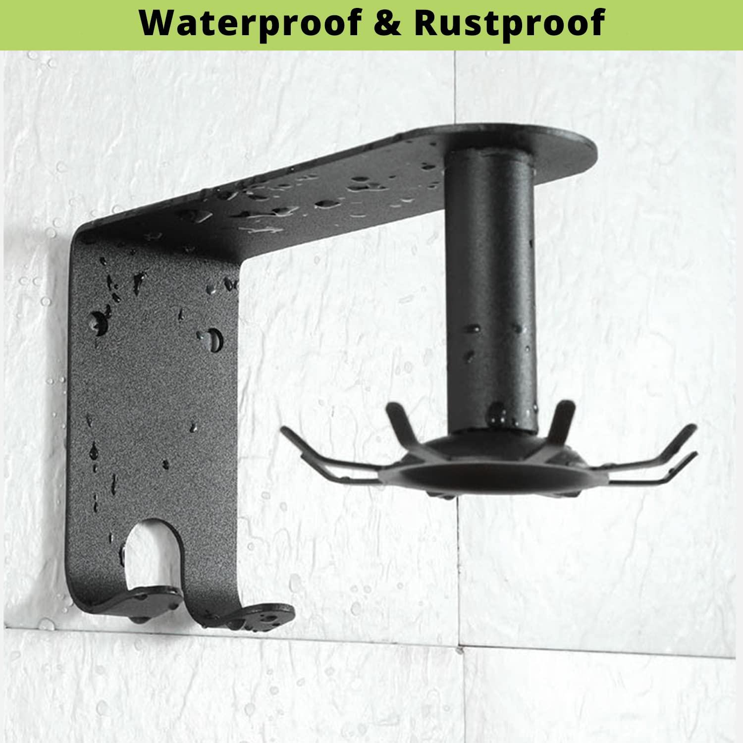 360° Rotatable Stainless Steel Hooks Rack - 10 Hooks for Kitchen, Bathroom & Cabinet Storage