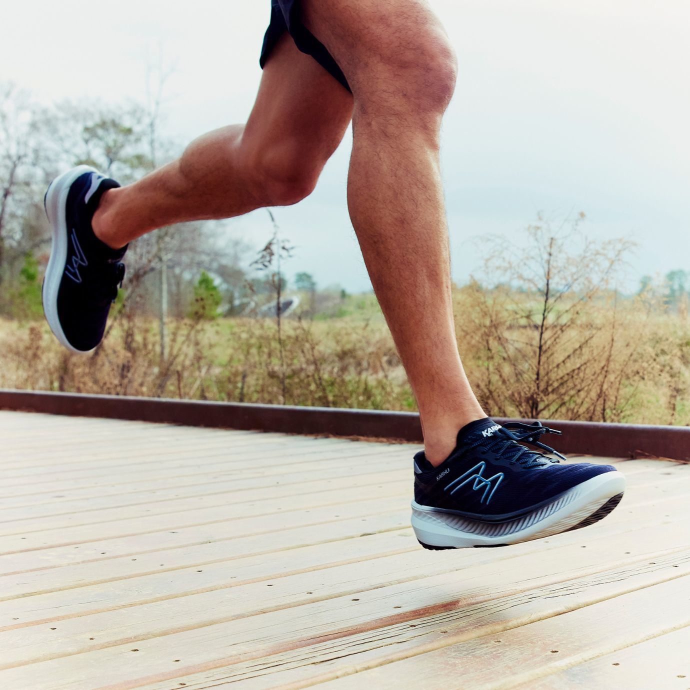 Men's Fusion 4.0 HIVO Running Shoes - Black/Stormy Weather - Lightweight Athletic Sneakers for Jogging, Gym Workouts & Everyday Wear