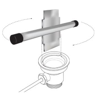 Commercial Sink Drain Tool - Heavy Duty Stainless Steel Clog Remover for Kitchen & Restaurant Use - Perfect for Unclogging Drains, Pipes, and Garbage Disposals