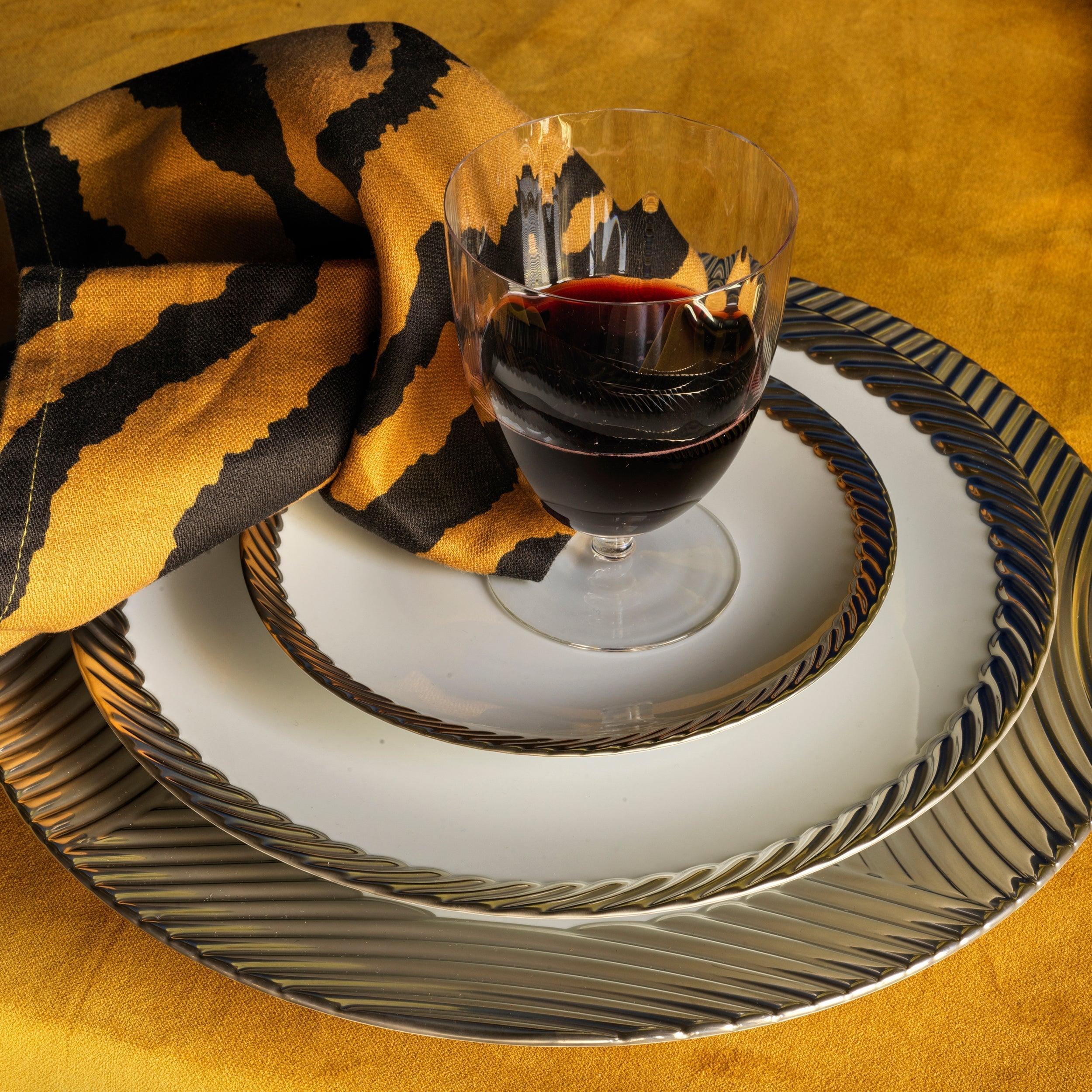 Premium Corde Bread and Butter Plate Set - Elegant Dinnerware for Bread, Butter, and Appetizers - Perfect for Dining, Entertaining, and Special Occasions