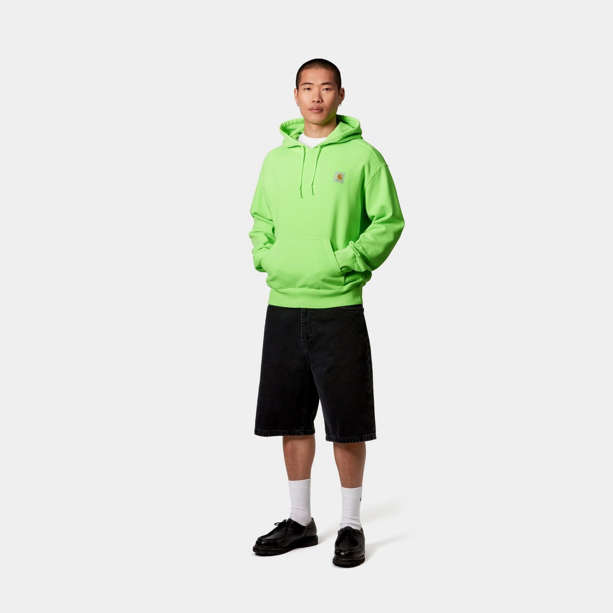 Premium Hooded Industry Sweatshirt for Men & Women - Lumo Green | Comfortable Workwear & Casual Pullover for Construction, Warehouse & Outdoor Activities
