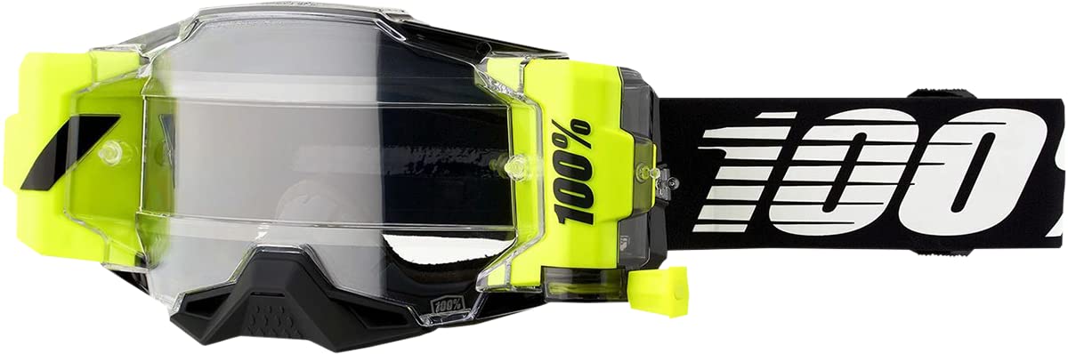 Armega Forecast Goggles - 100% UV Protection, OSFM Fit, Royal Blue/White/Clear Lens - Perfect for Skiing, Snowboarding & Outdoor Sports
