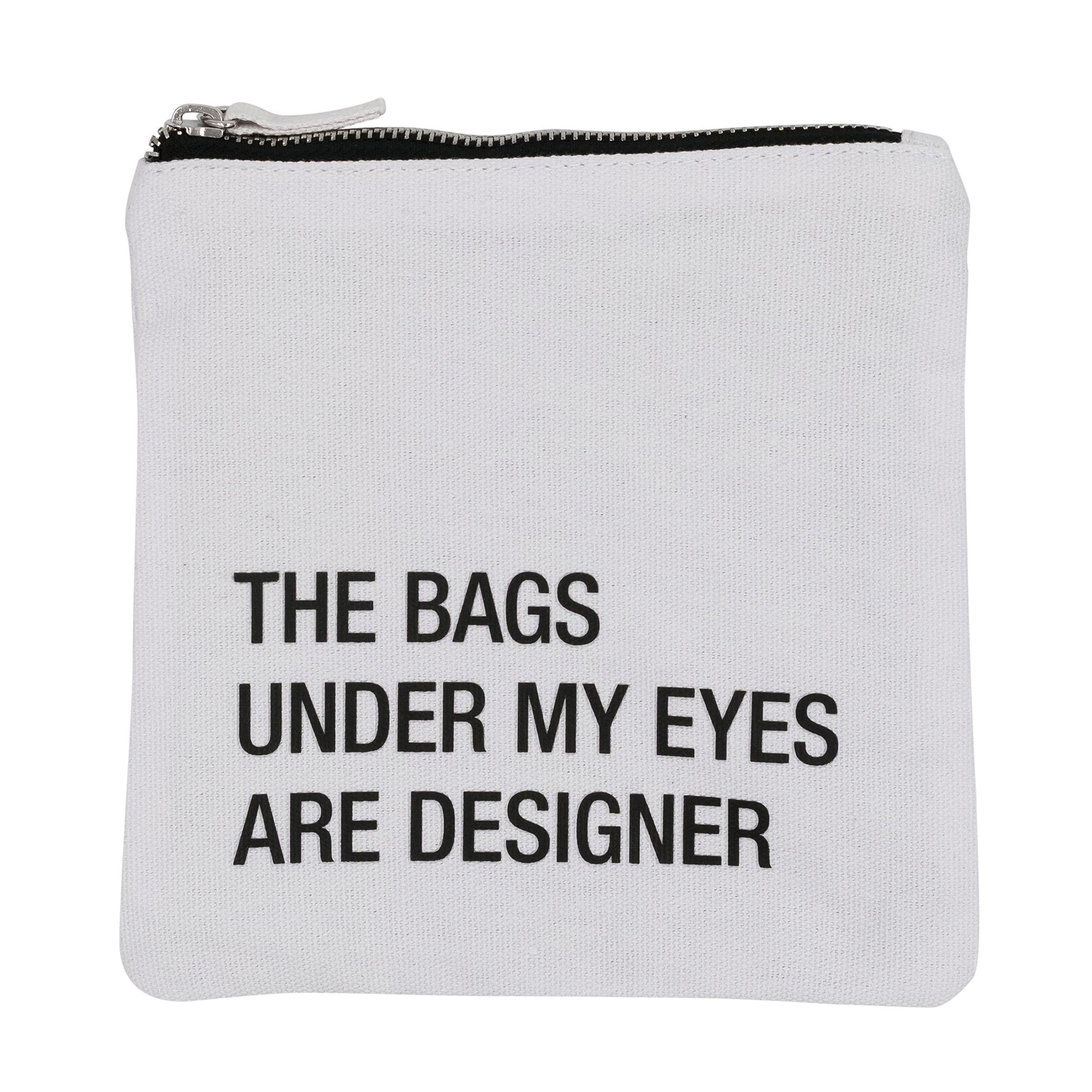 About Face The Bags Under My Eyes Cosmetic Bag - 18cm Waterproof Makeup Pouch for Travel & Daily Use | Multicolor Organizer for Brushes, Lipsticks & Beauty Essentials