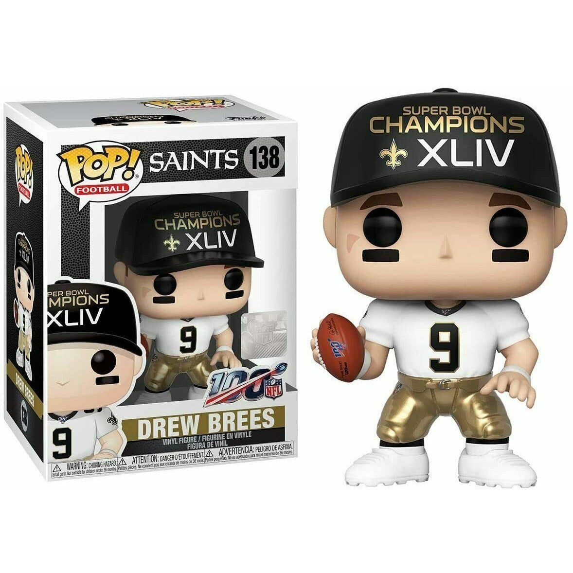 NFL New Orleans Saints Drew Brees Jersey - Super Bowl XLIV Champions - Official Football Fan Gear for Game Day & Tailgating