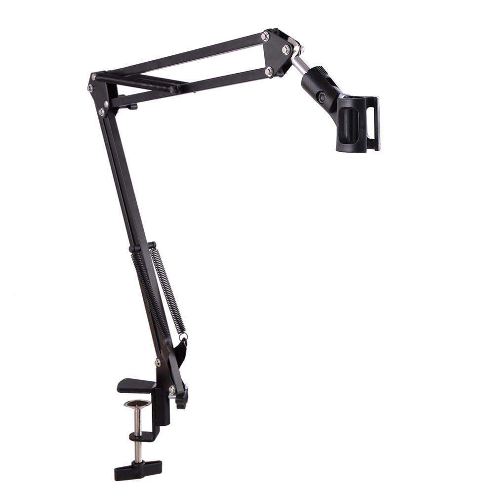Professional NB 35 Microphone Suspension Boom Scissor Arm Stand - Adjustable Desktop Studio Mic Mount for Podcasting, Streaming & Voice Recording - Perfect for Home Studios, Gaming Setups & Content Creators