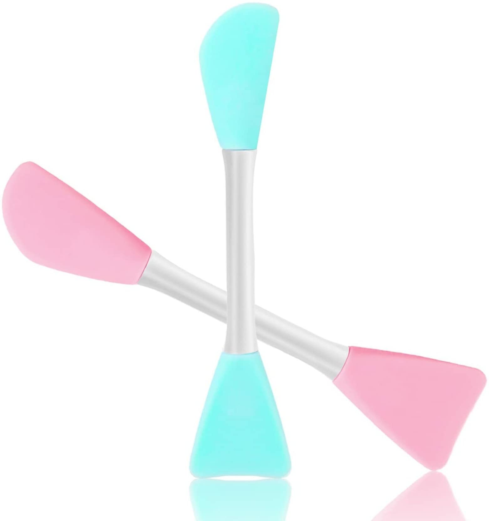 Kira Silicone Face Mask Brush - Soft Facial Mud Mask Applicator & Beauty Tool for Women (Pack of 2) - Perfect for Spa, Skincare Routine & At-Home Facial Treatments