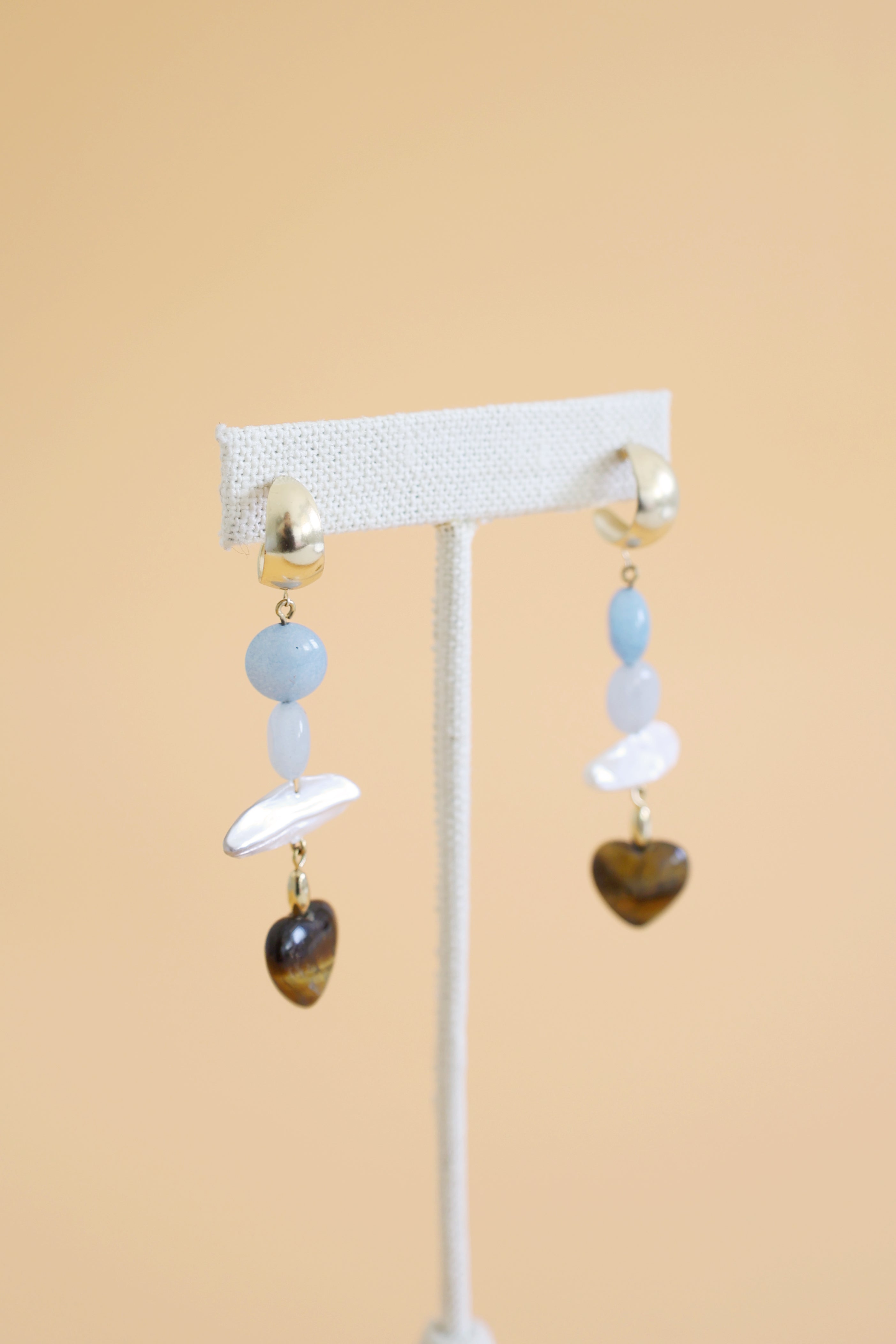 Amore Heart Earrings for Women - Romantic Sterling Silver Dangle Earrings - Perfect for Valentine's Day, Anniversary & Date Night Gifts