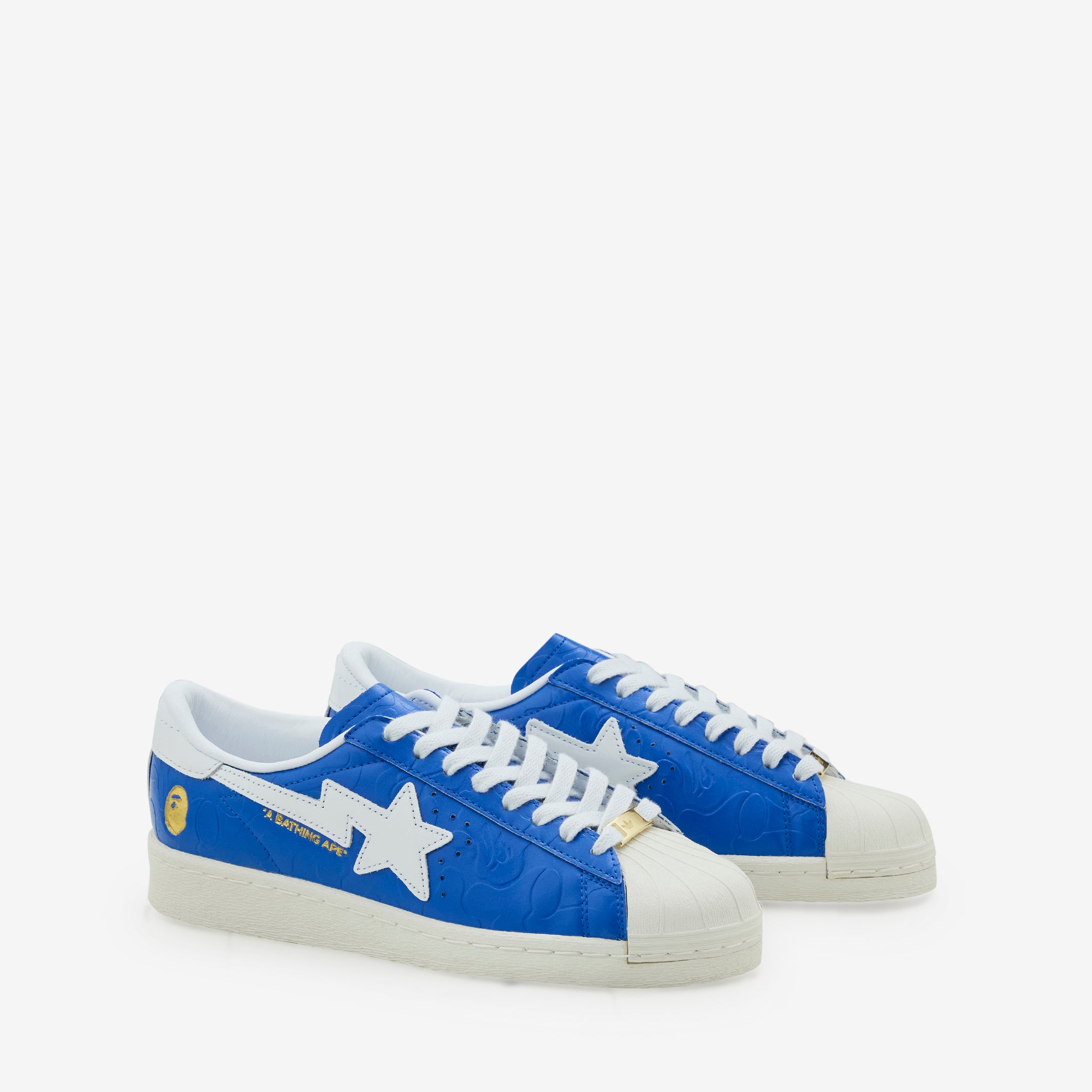 BAPE x SSTR Sneakers - Blue, Cloud White & Off White Colorways | Stylish Streetwear for Men & Women | Perfect for Casual Outfits & Urban Fashion