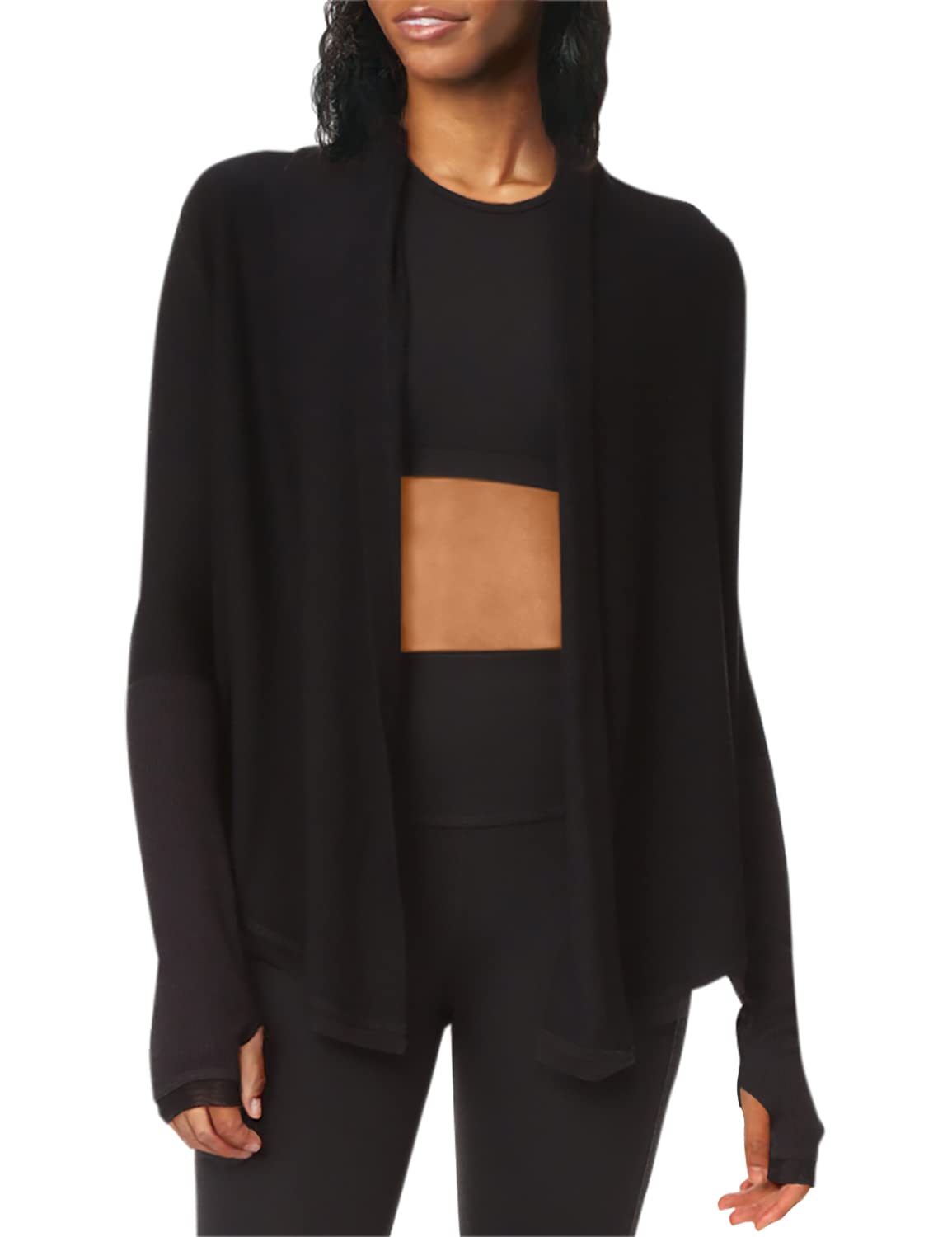 Alala Women's Jet Set Cardigan - Soft Lightweight Knit Cardigan for Women, Cozy Open Front Sweater for Work, Travel & Lounge Wear