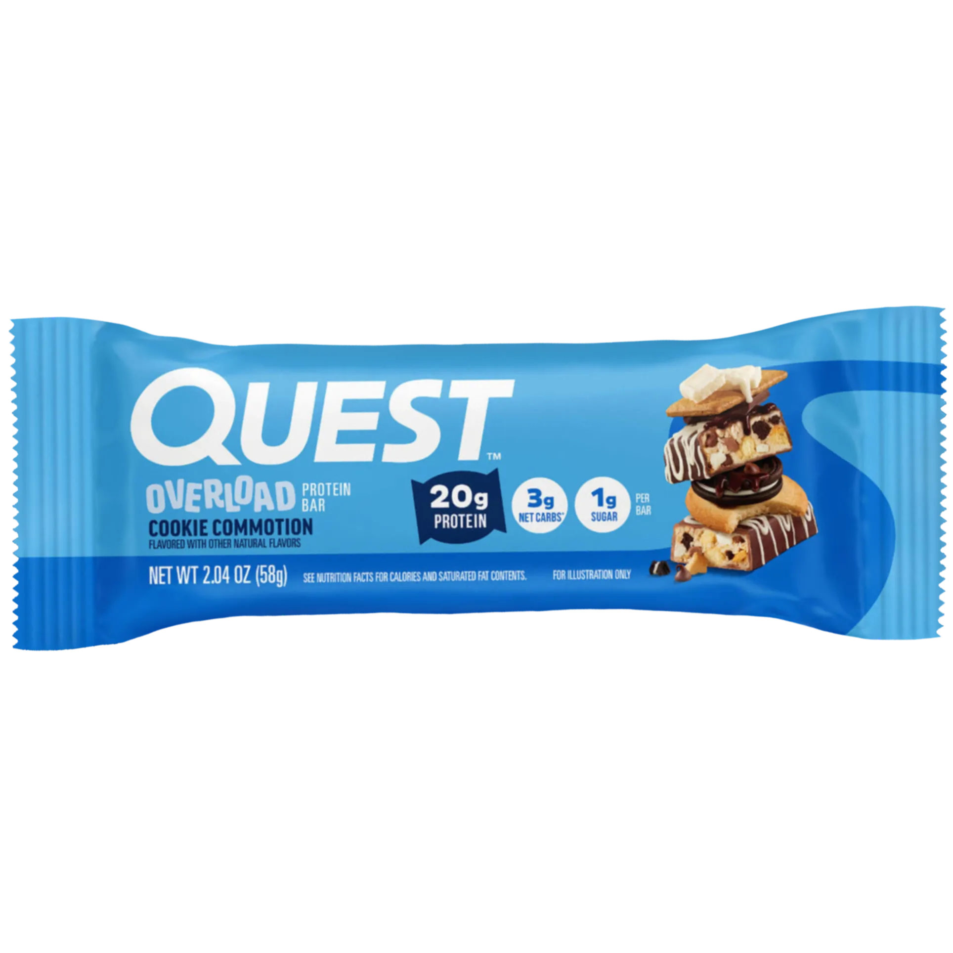 Quest OVERLOAD Protein Bars - High Protein Snack for Energy & Muscle Recovery | Perfect for Gym, Hiking & Post-Workout Nutrition