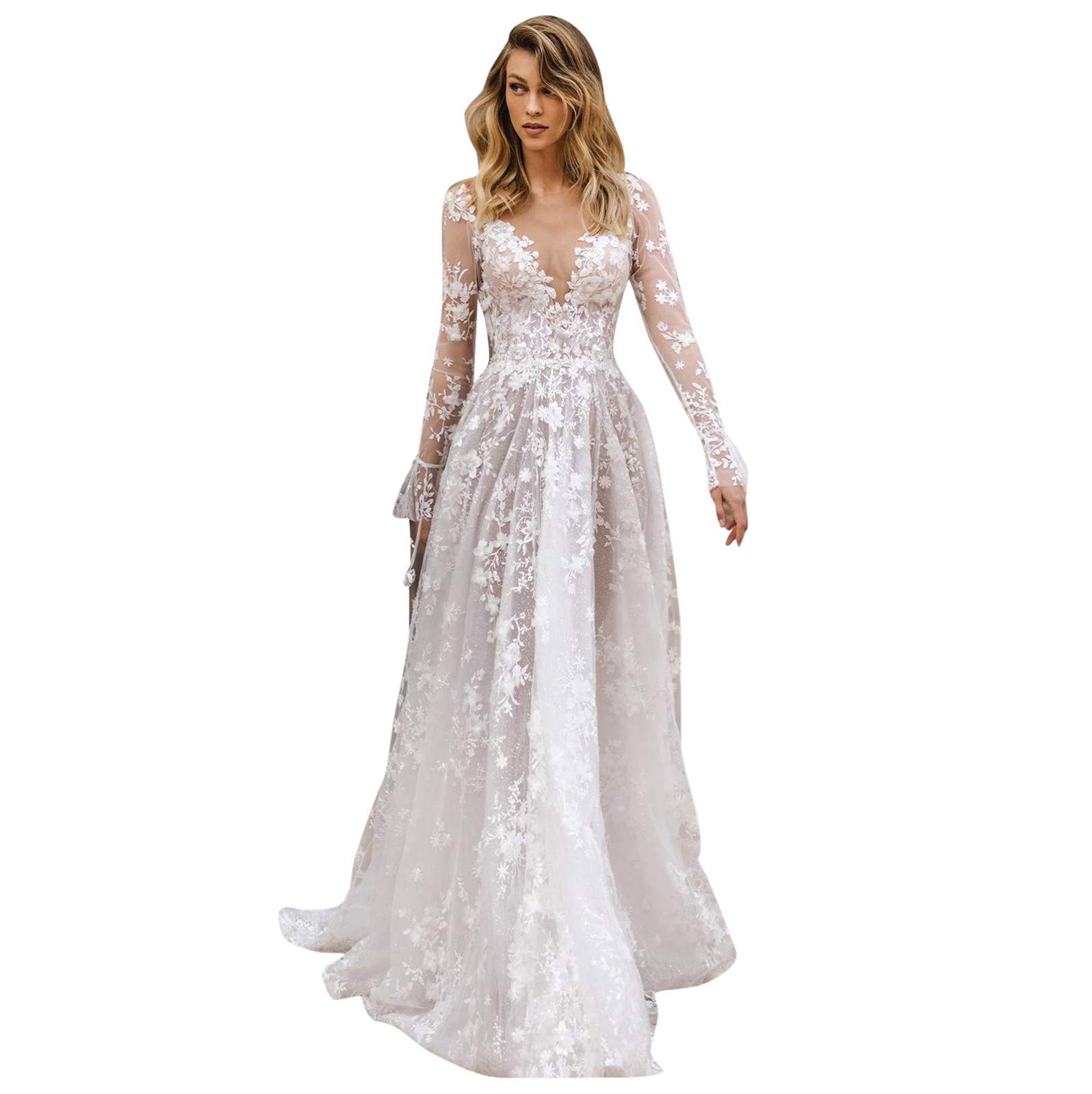 Women's Sexy V-Neck Lace Bodycon Shirt Dress - Long Sleeve Winter Party Dress for Women | Perfect for Holiday Parties, Date Nights & Cocktail Events