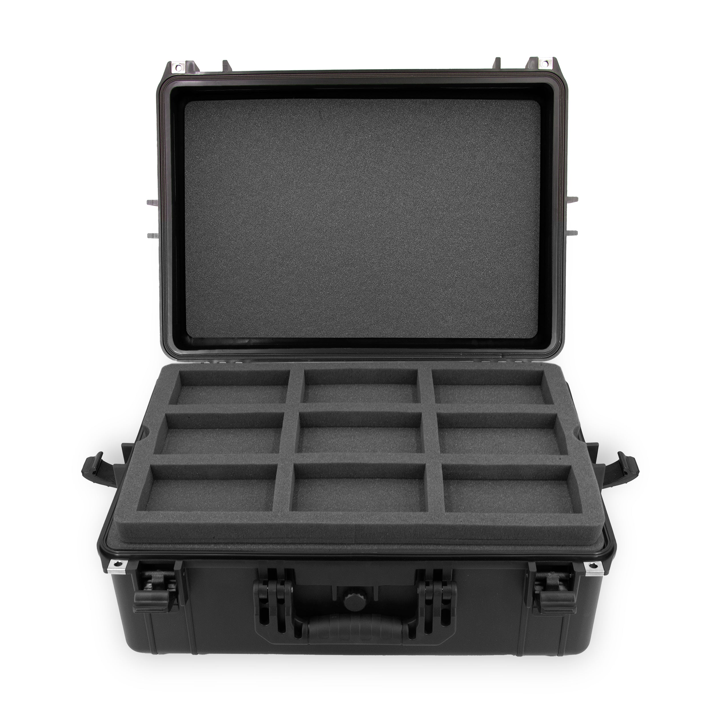 CASEMATIX XL Graded Card Case - Waterproof Storage Box for 160+ BGS PSA FGS Graded Sports Trading Cards | Perfect for Collectors & Card Show Protection