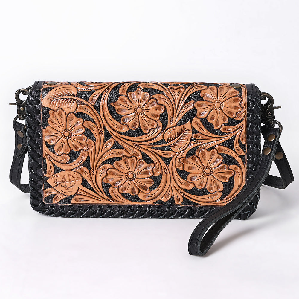 American Darling Adbg1279 Small Crossbody Bag for Women - Hand Tooled Genuine Leather Western Purse - Perfect for Daily Use, Travel & Casual Outings