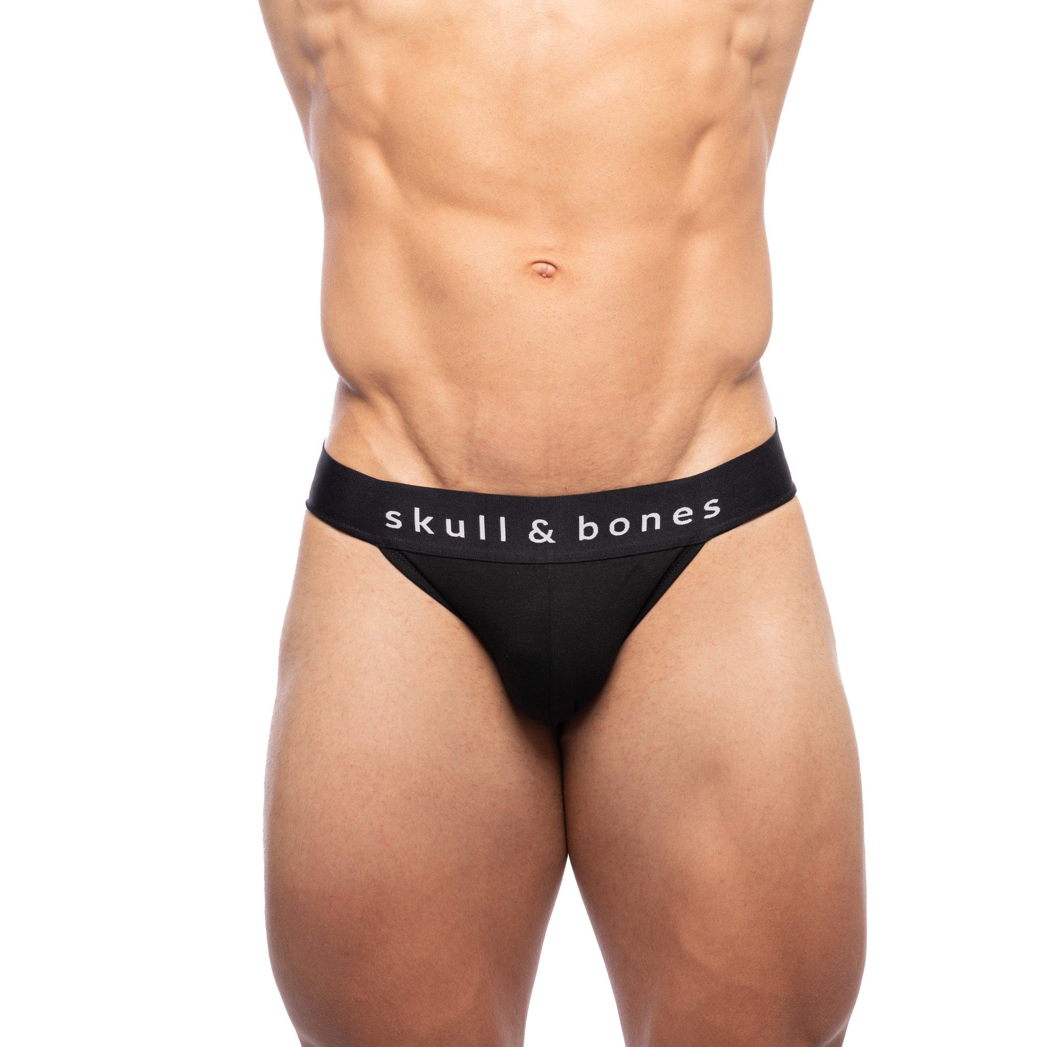 Just the Bones Sport Brief Black - Comfortable Men's Underwear for Workout & Active Lifestyle