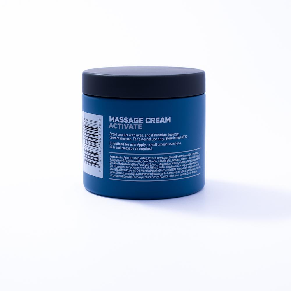 Premax Activate Premium Massage Cream 400g - Deep Muscle Relaxation & Pain Relief Cream for Athletes & Post-Workout Recovery - Perfect for Sports Massage, Physical Therapy & Home Use