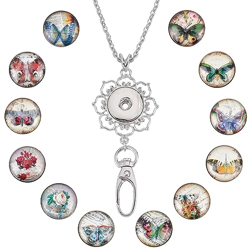 1+12 Specimen Style Butterfly Lanyard