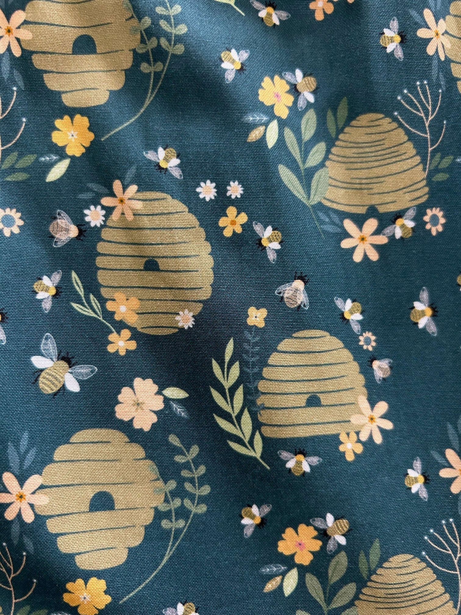 Beehive Fit & Flare Dress - Women's Vintage Style Floral Midi Dress for Casual Wear, Date Night & Special Occasions