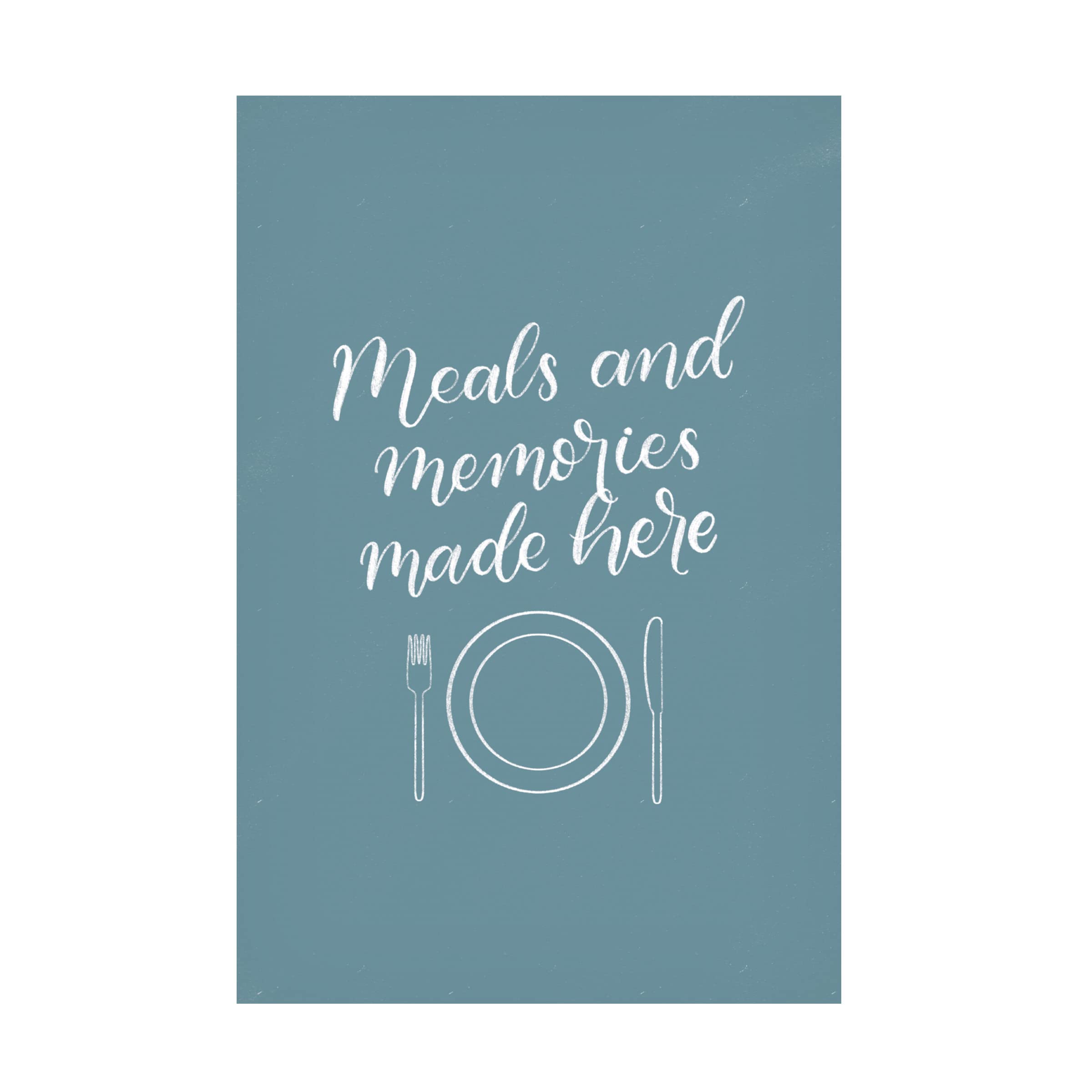 Becky Thorns 'Kitchen Words II' Canvas Art Print - 16x24 Inches - Modern Kitchen Wall Decor for Home, Dining Room & Cafe