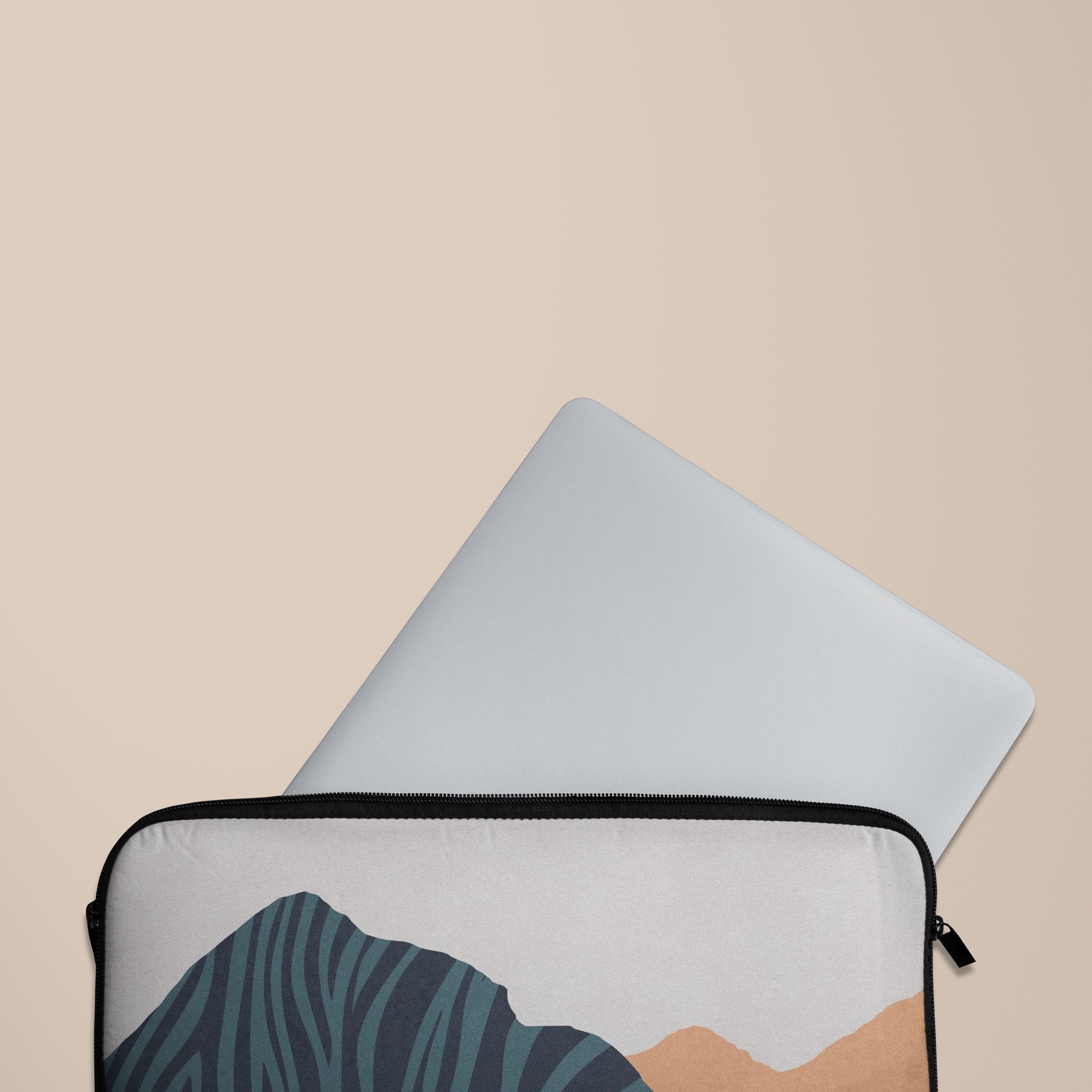 Pale Tranquility Laptop Sleeve - 13 Inch Protective Case for MacBook Air/Pro - Lightweight & Water-Resistant Laptop Sleeve for Work, School & Travel