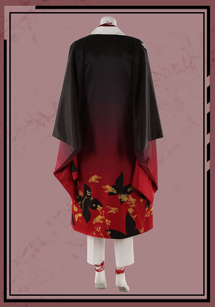 VTuber Vox Akuma Cosplay Costume - NIJISANJI Anime Kimono Outfit for Women & Men | Halloween Party, Convention, Live Stream Fancy Dress Suit with Shoes