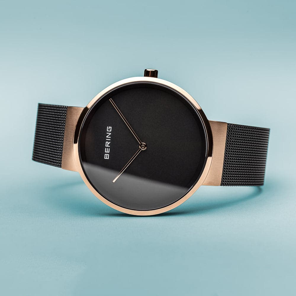 BERING 14539-166 Women's Watch - Elegant Stainless Steel & Crystal Design - Perfect for Office, Party & Everyday Wear