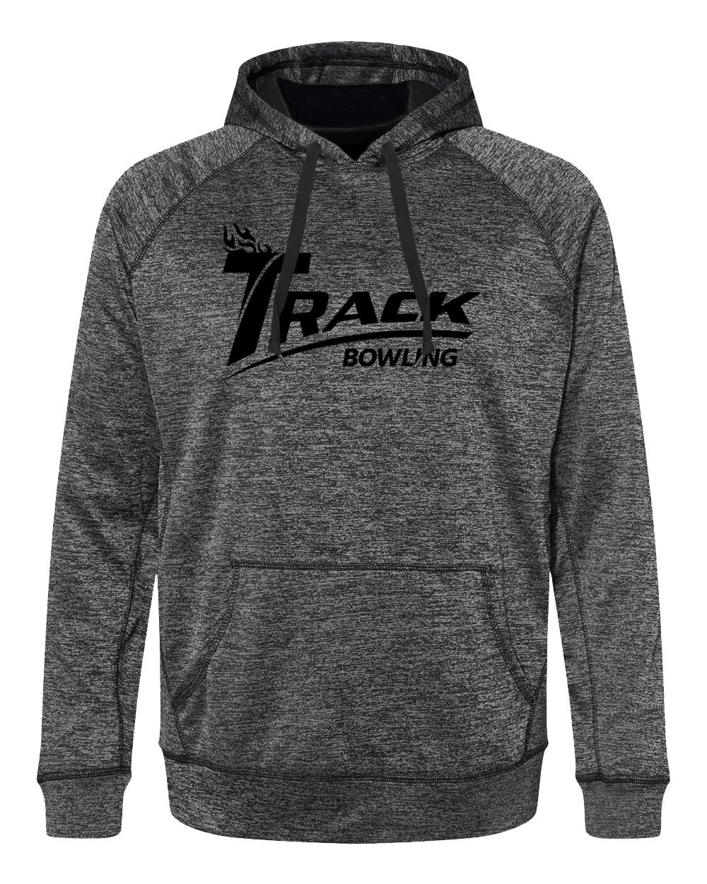 Track Classic Black Performance Hoodie - Men's Athletic Pullover for Running & Gym Workouts - Lightweight & Breathable Fabric