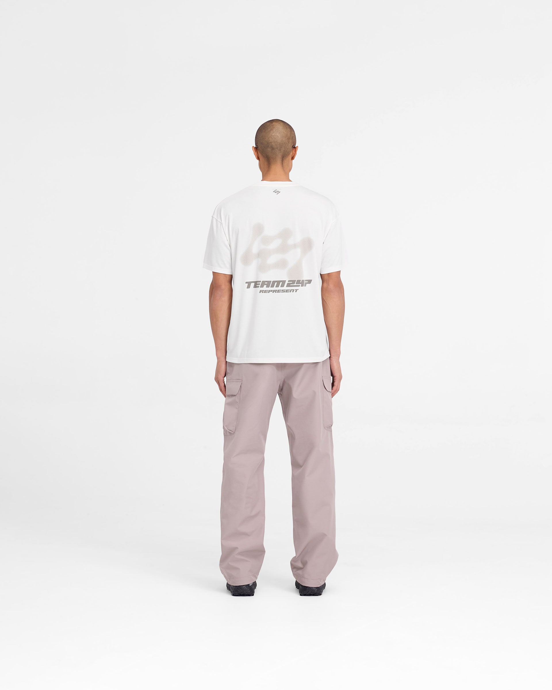247 Future Terrains Oversized T-Shirt for Men & Women | Comfortable Cotton Streetwear | Flat White | Perfect for Casual Wear, Street Style & Loungewear