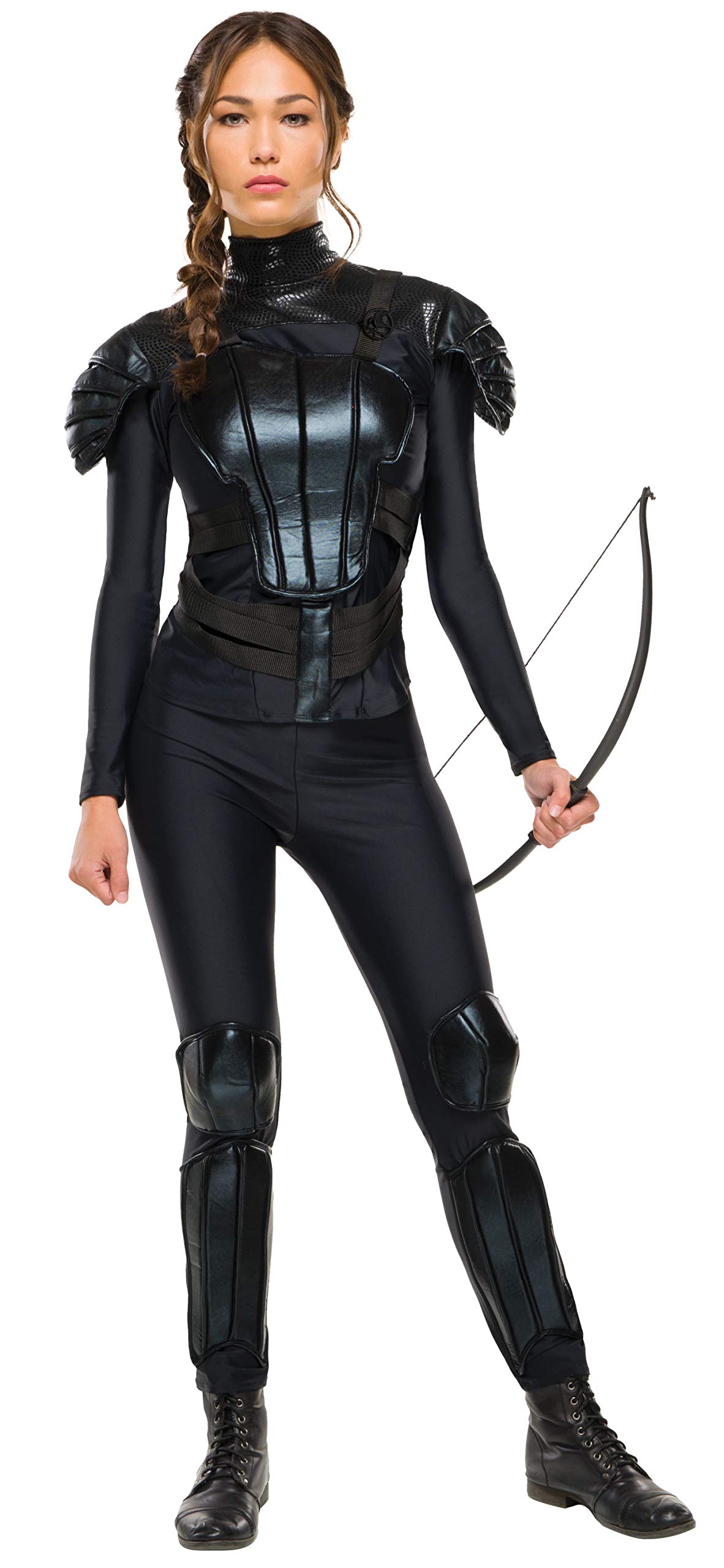 Rubie's Costume Co Women's The Hunger Games Deluxe Katniss Everdeen Costume - Halloween Cosplay, Movie Party Outfit, Book Character Dress-Up