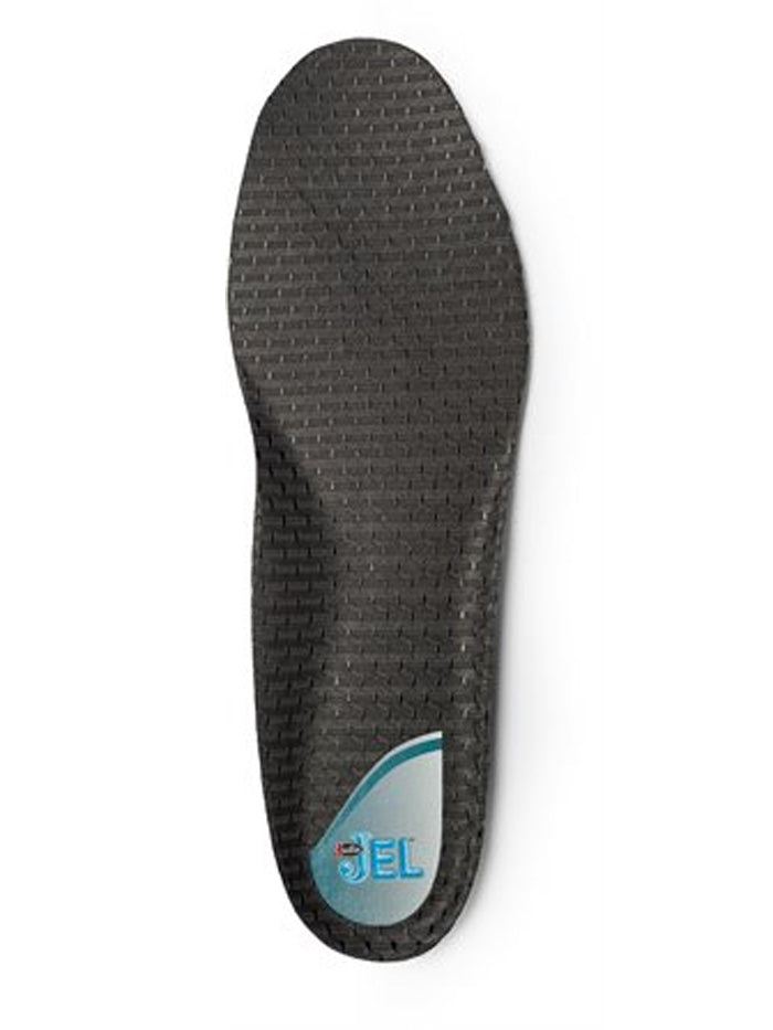 Justin SOX9624CH SOX9606CH Cushioned JEL Round & Square Toe Insoles - Charcoal Grey for All-Day Comfort in Work Boots & Casual Shoes