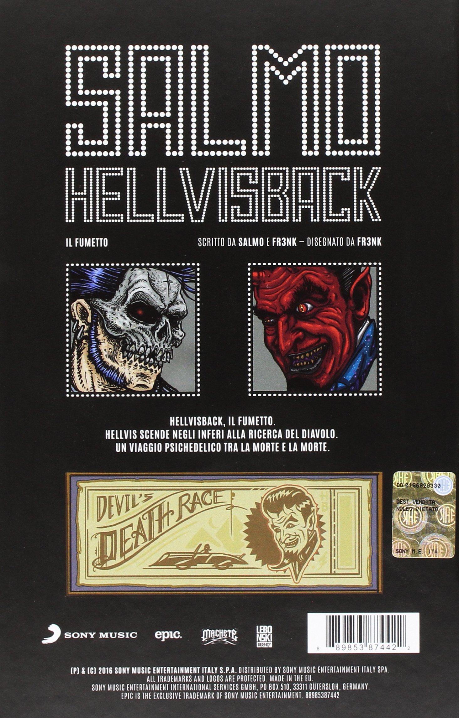 Hellvisback Platinum Deluxe Edition Comic Book - Collectible Graphic Novel for Superhero Fans, Perfect for Gifts & Home Decor