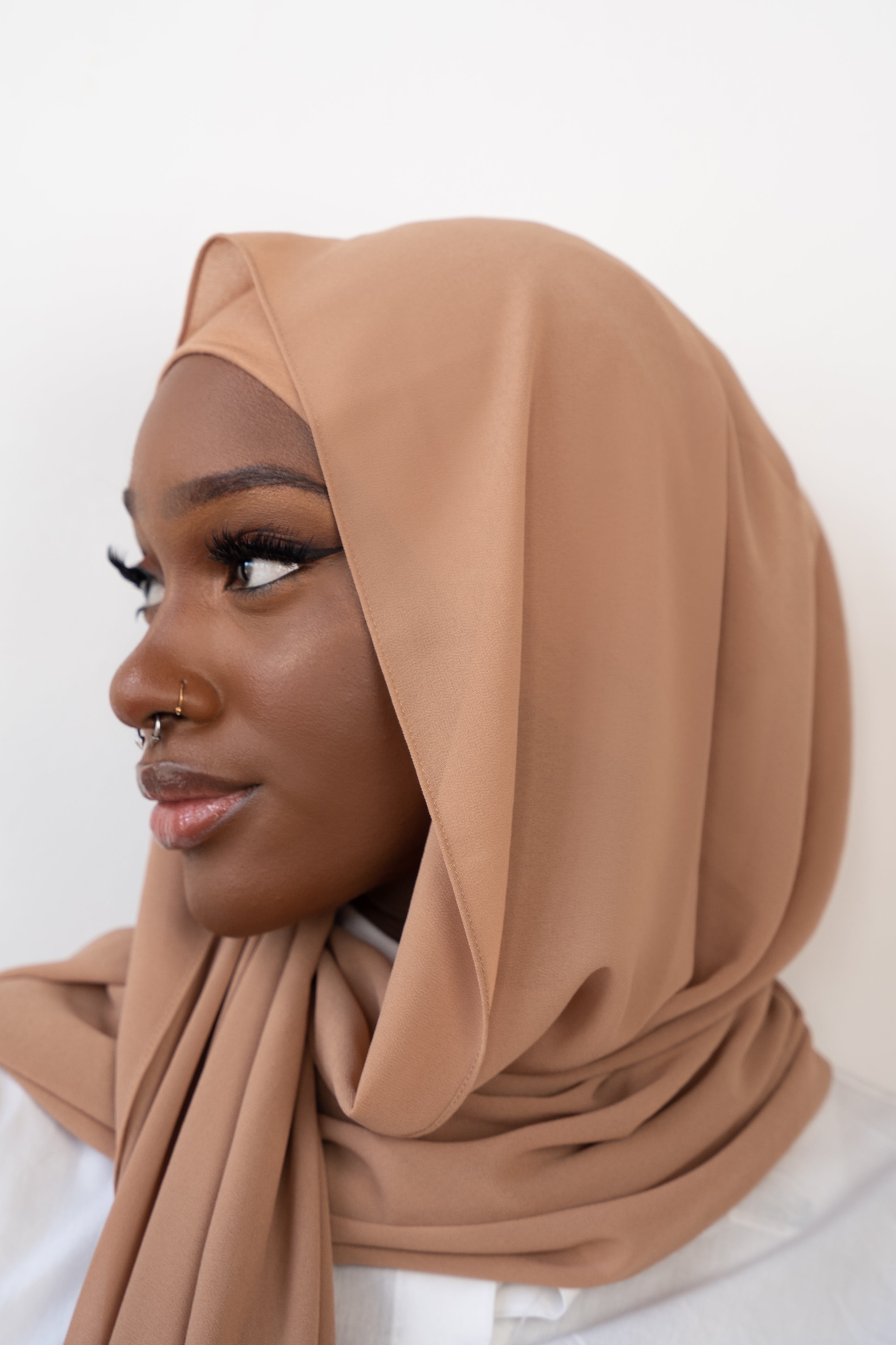 Elegant Chiffon Hijab Set - Soft & Breathable Muslim Scarf - Perfect for Daily Wear, Prayer, and Special Occasions