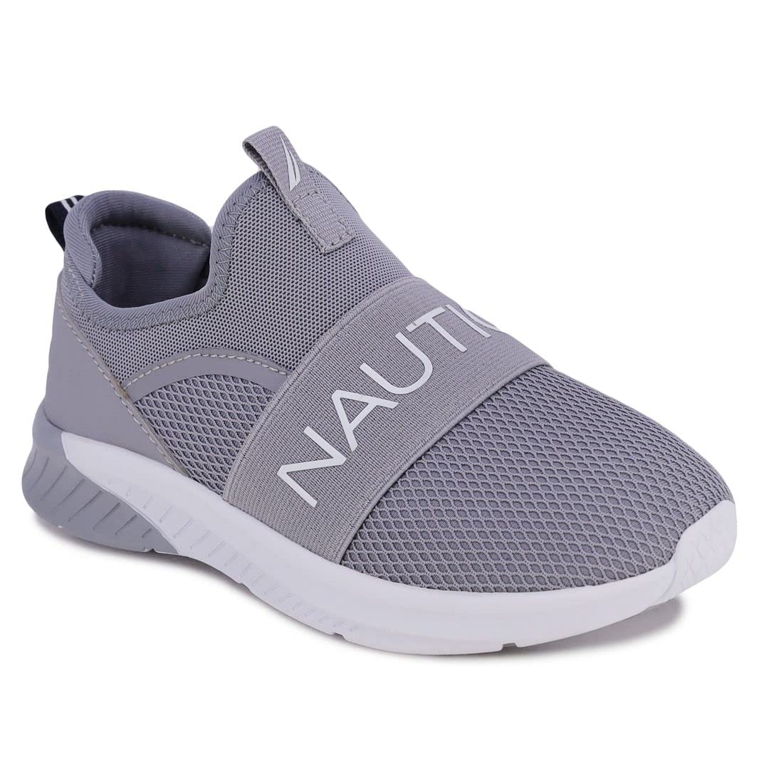 Nautica Kids Boys Youth Athletic Sneakers - Slip On Running Shoes for Little & Big Kids - Lightweight & Comfortable for School, Sports & Daily Wear