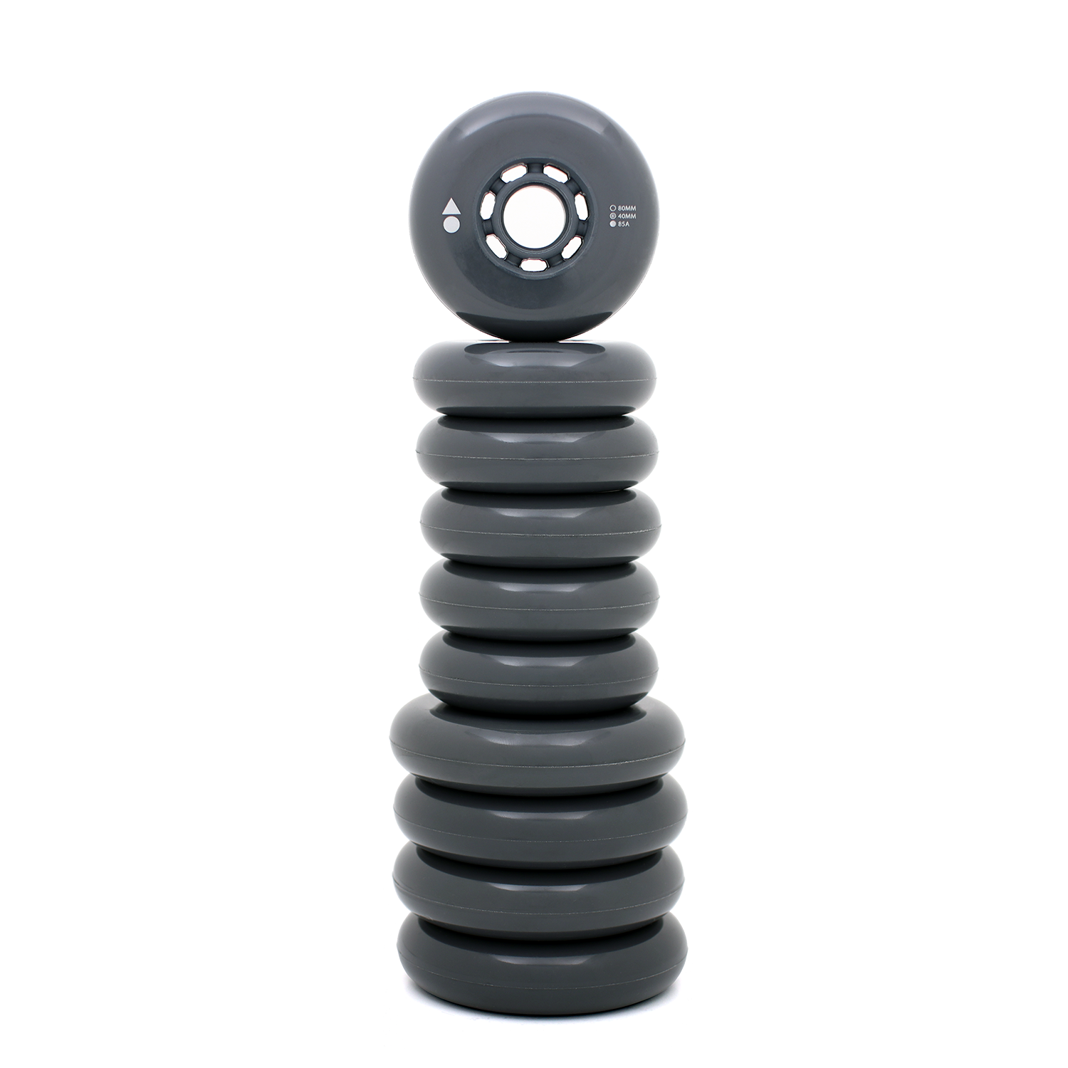 Wizard Advanced Wheels (10 Pack) - Premium Replacement Caster Wheels for Furniture, Carts & Equipment - Smooth Rolling & Durable for Home, Office & Workshop Use
