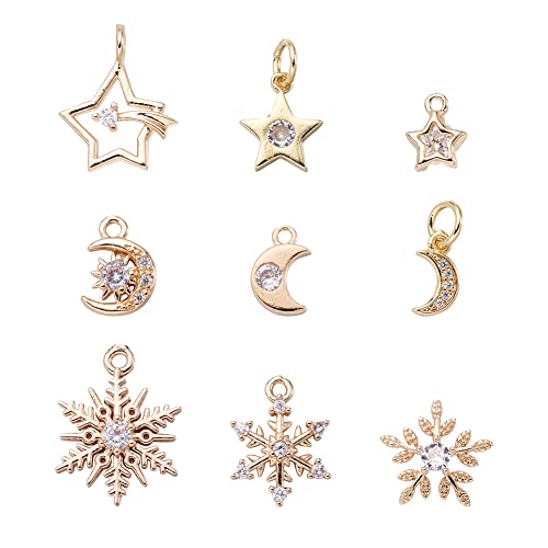 Star Moon & Snowflake