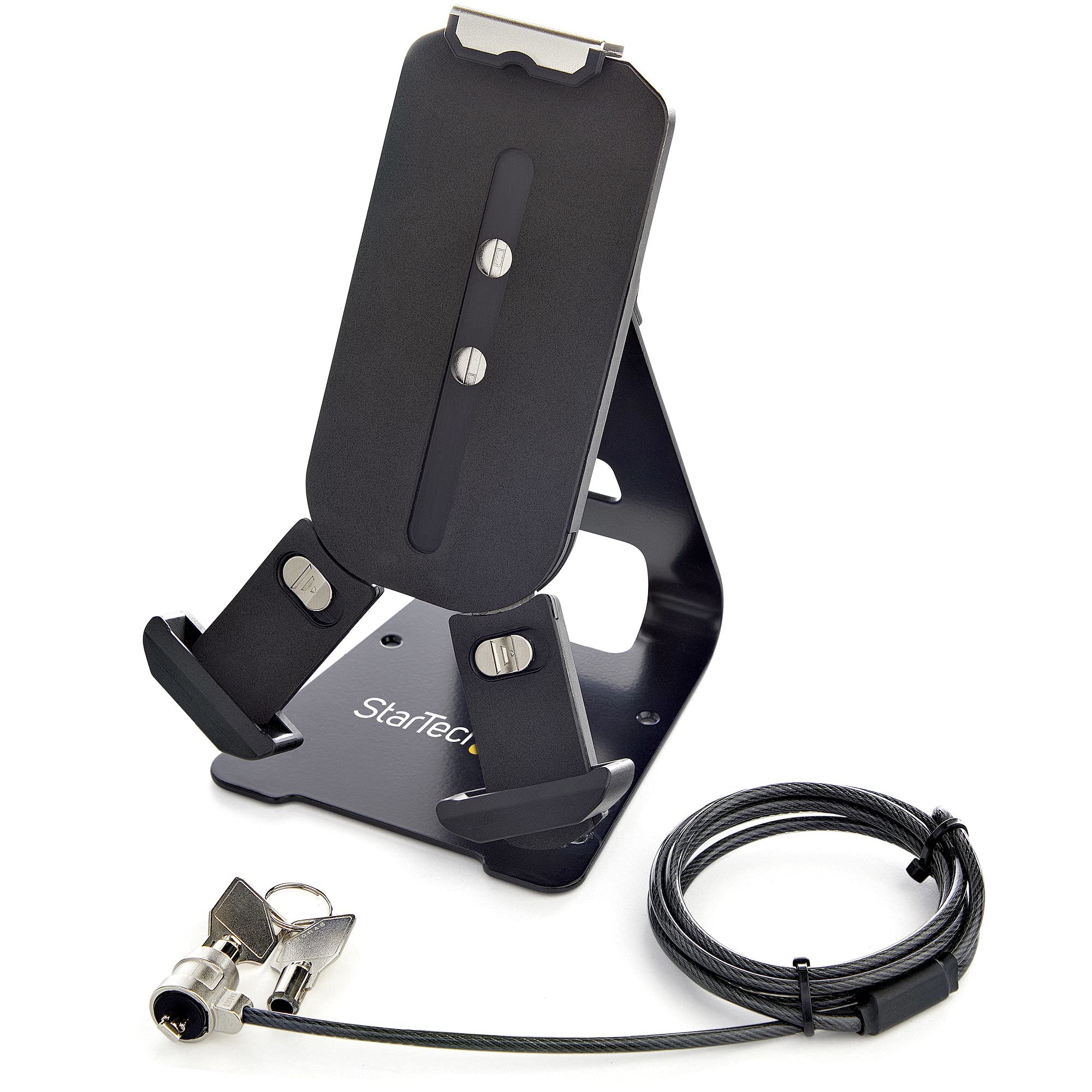 Secure Tablet Stand with K-Slot Cable Lock - Adjustable Locking Holder for 7.9