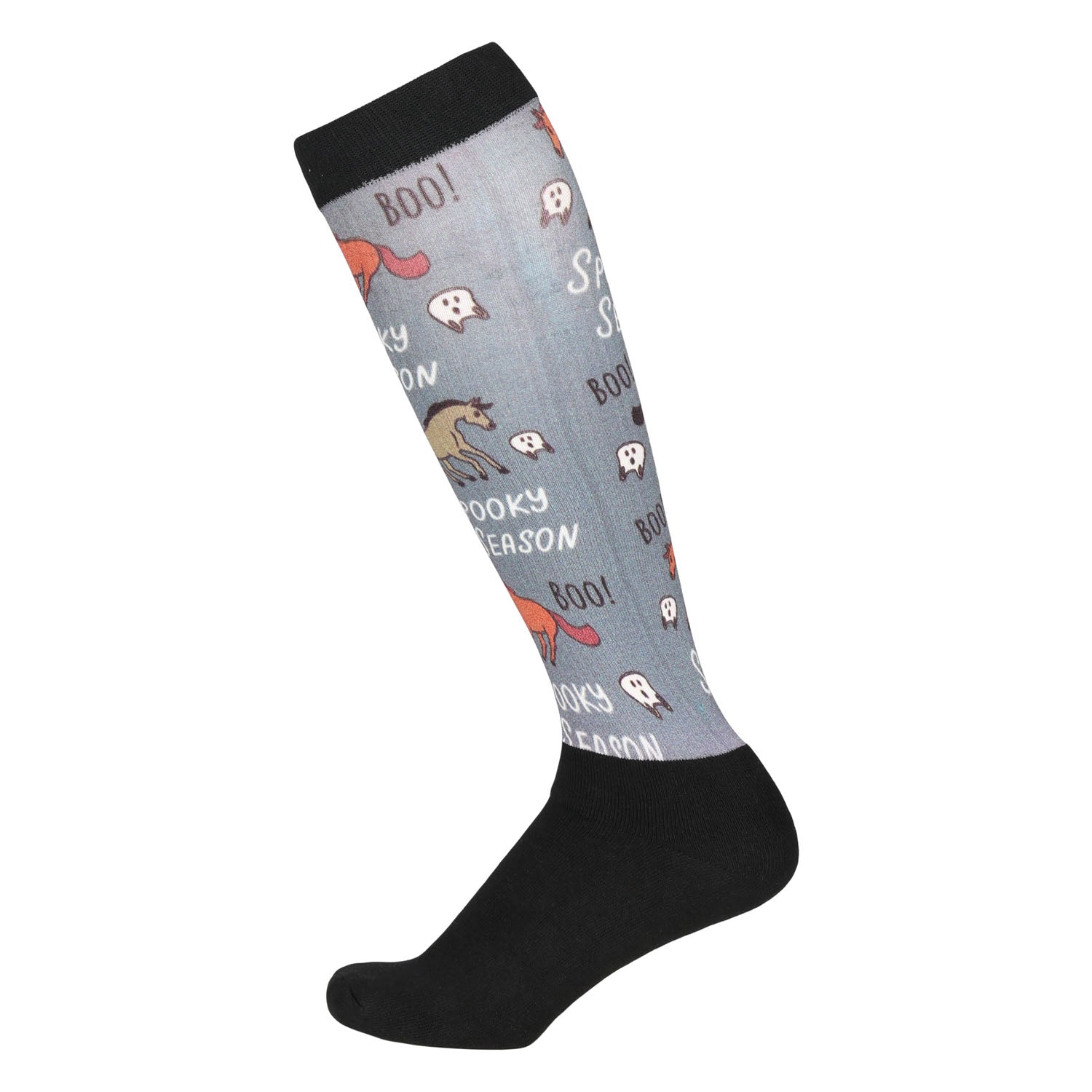 Dapplebay Halloween Slick Boot Socks - Cozy & Cute Fall Socks for Women - Perfect for Boots, Costumes & Autumn Outfits